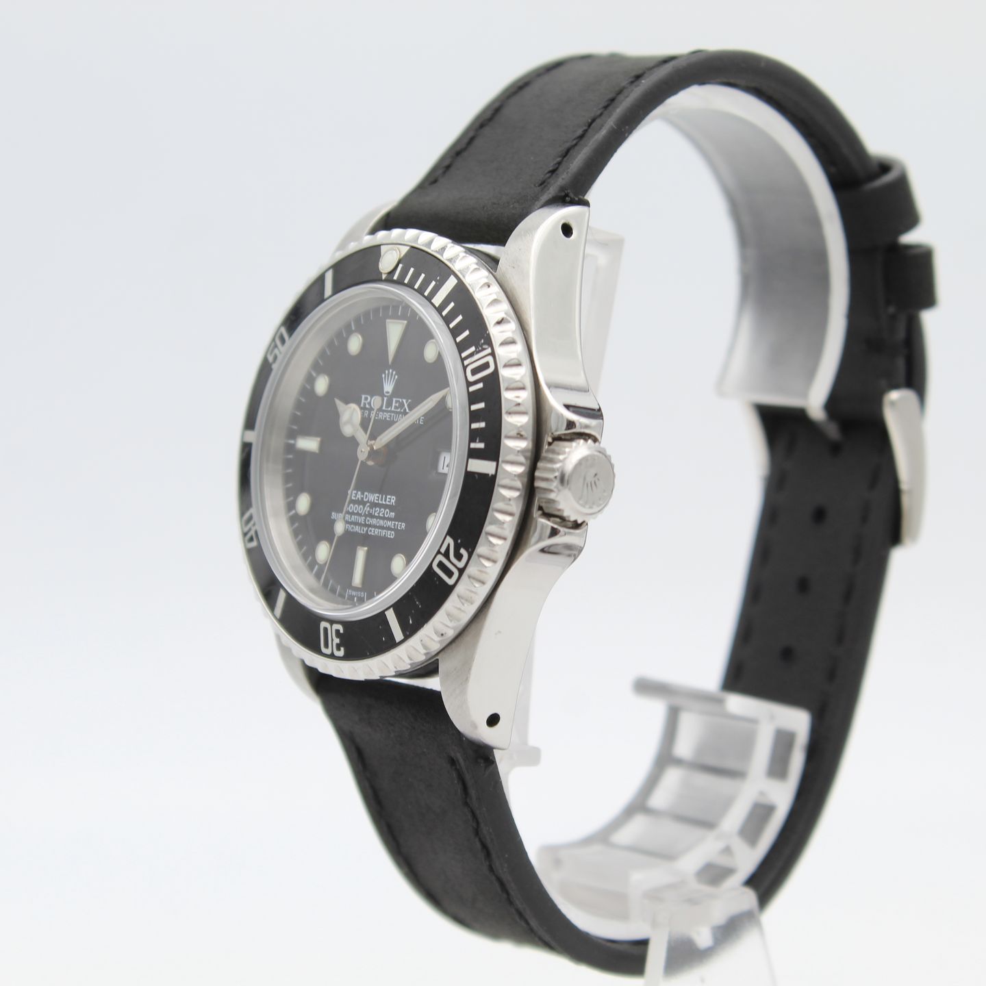 Rolex Sea-Dweller 4000 16600 (1999) - Zwart wijzerplaat 40mm Staal (3/8)