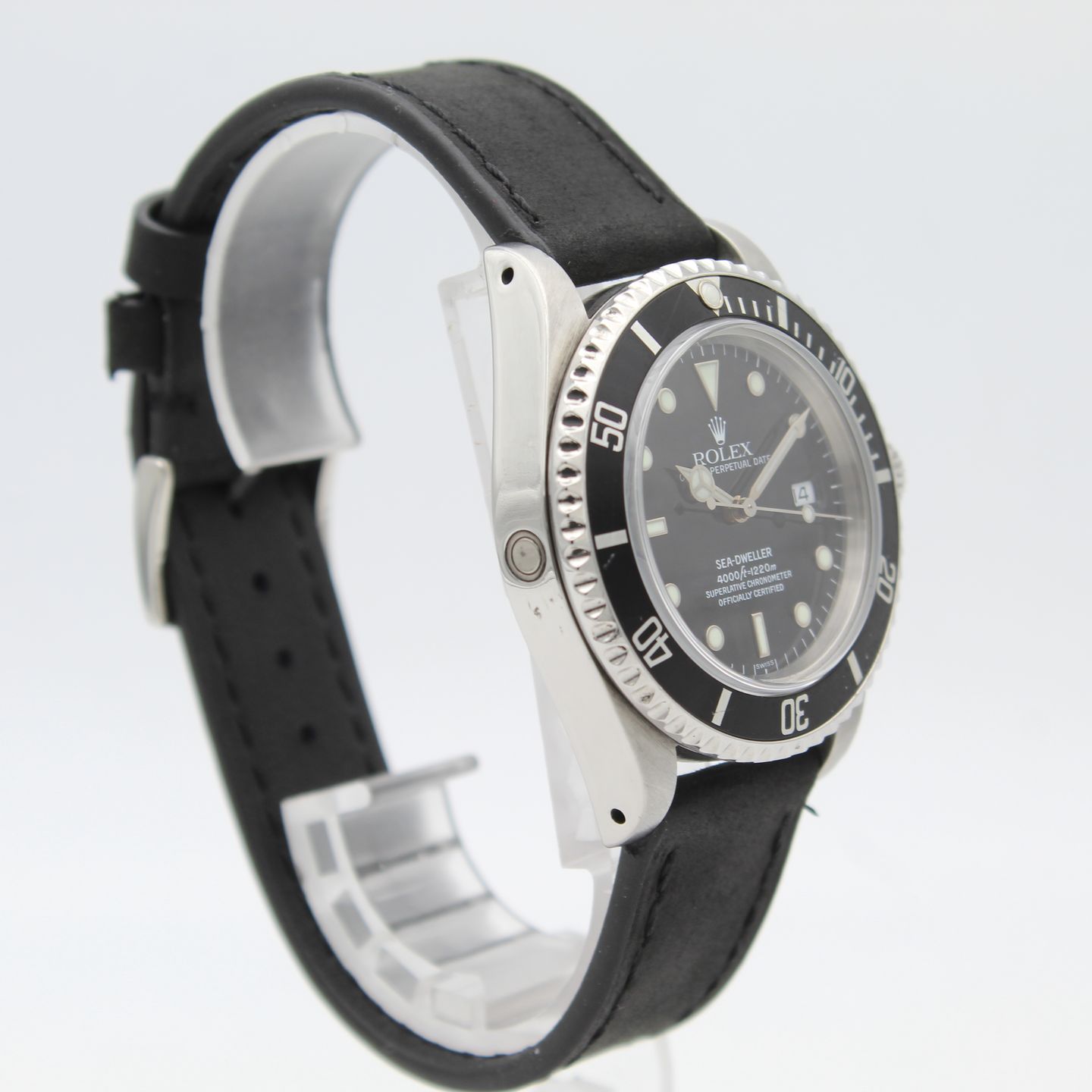 Rolex Sea-Dweller 4000 16600 (1999) - Zwart wijzerplaat 40mm Staal (2/8)