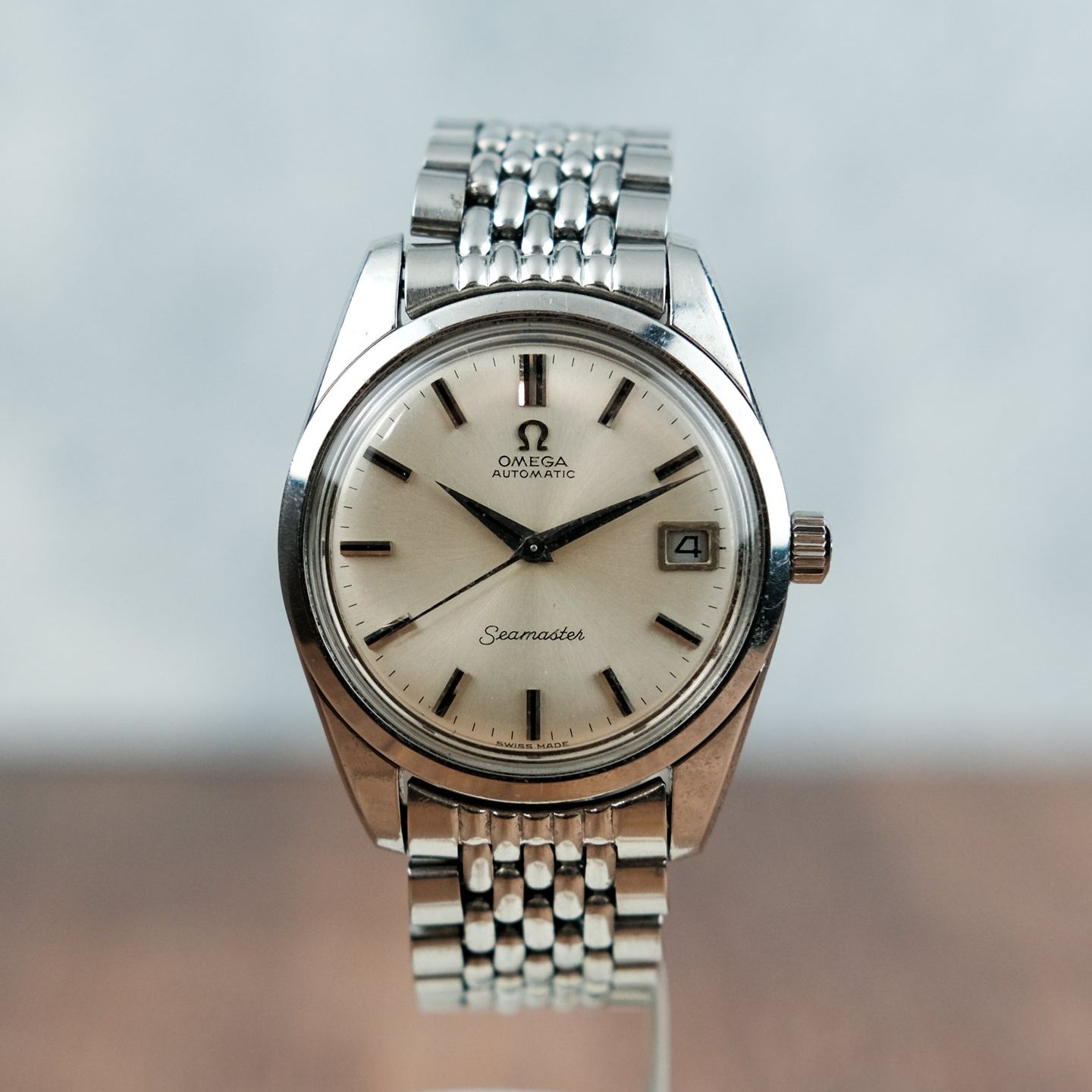 Omega Seamaster 166010 (1969) - Silver dial 35 mm Steel case (1/5)