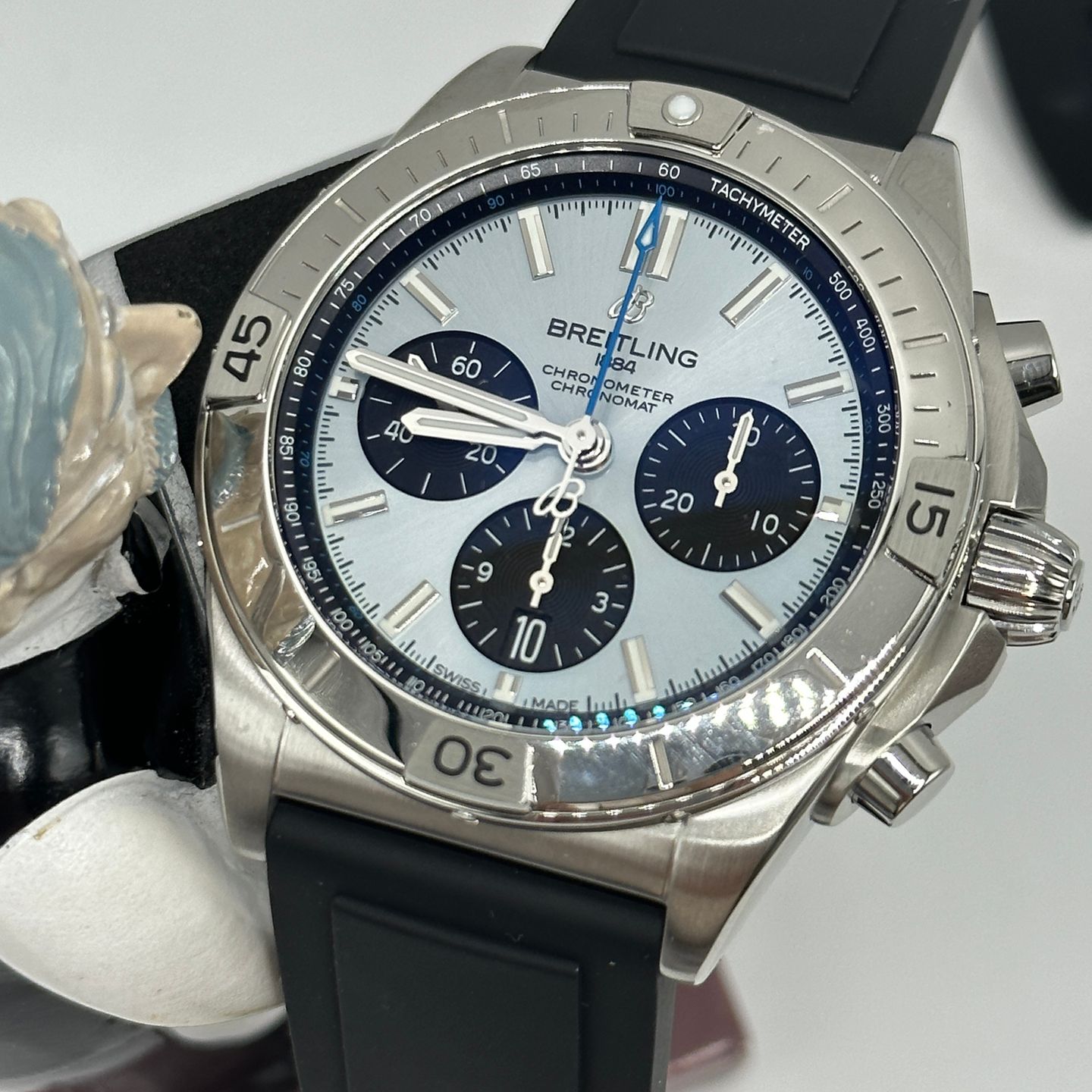 Breitling Chronomat 42 PB0134101C1S1 (2024) - Blauw wijzerplaat 42mm Staal (1/8)