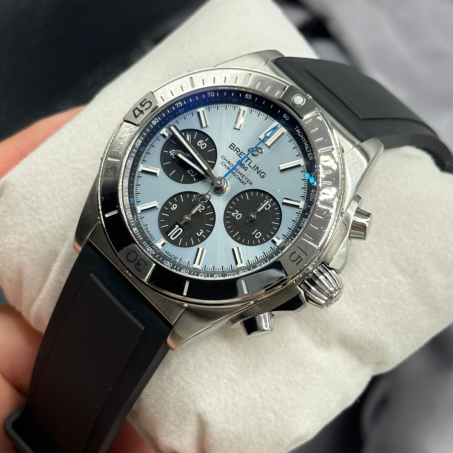 Breitling Chronomat 42 PB0134101C1S1 (2024) - Blauw wijzerplaat 42mm Staal (5/8)