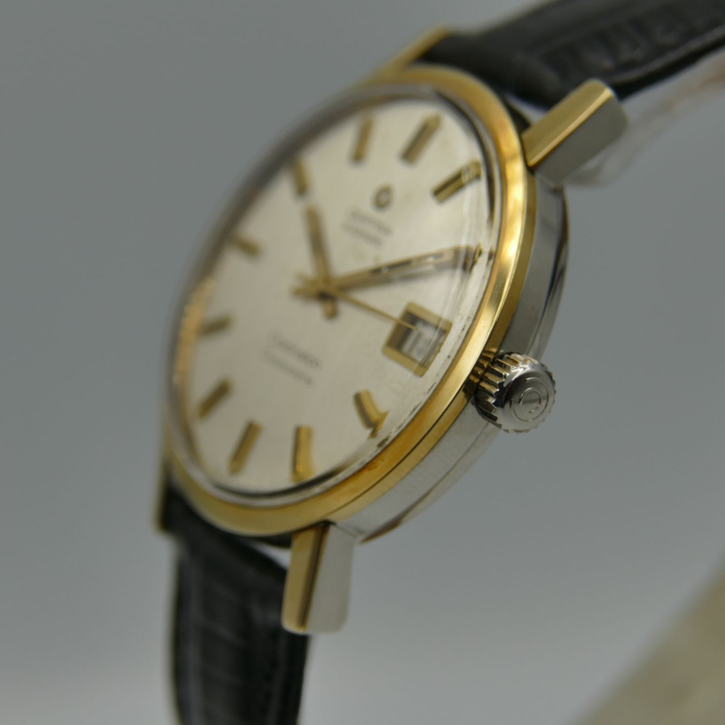 Certina Vintage 70's vintage watch mens Certina Coronation chronometer ref. 5821 200 automatic rare - (3/8)