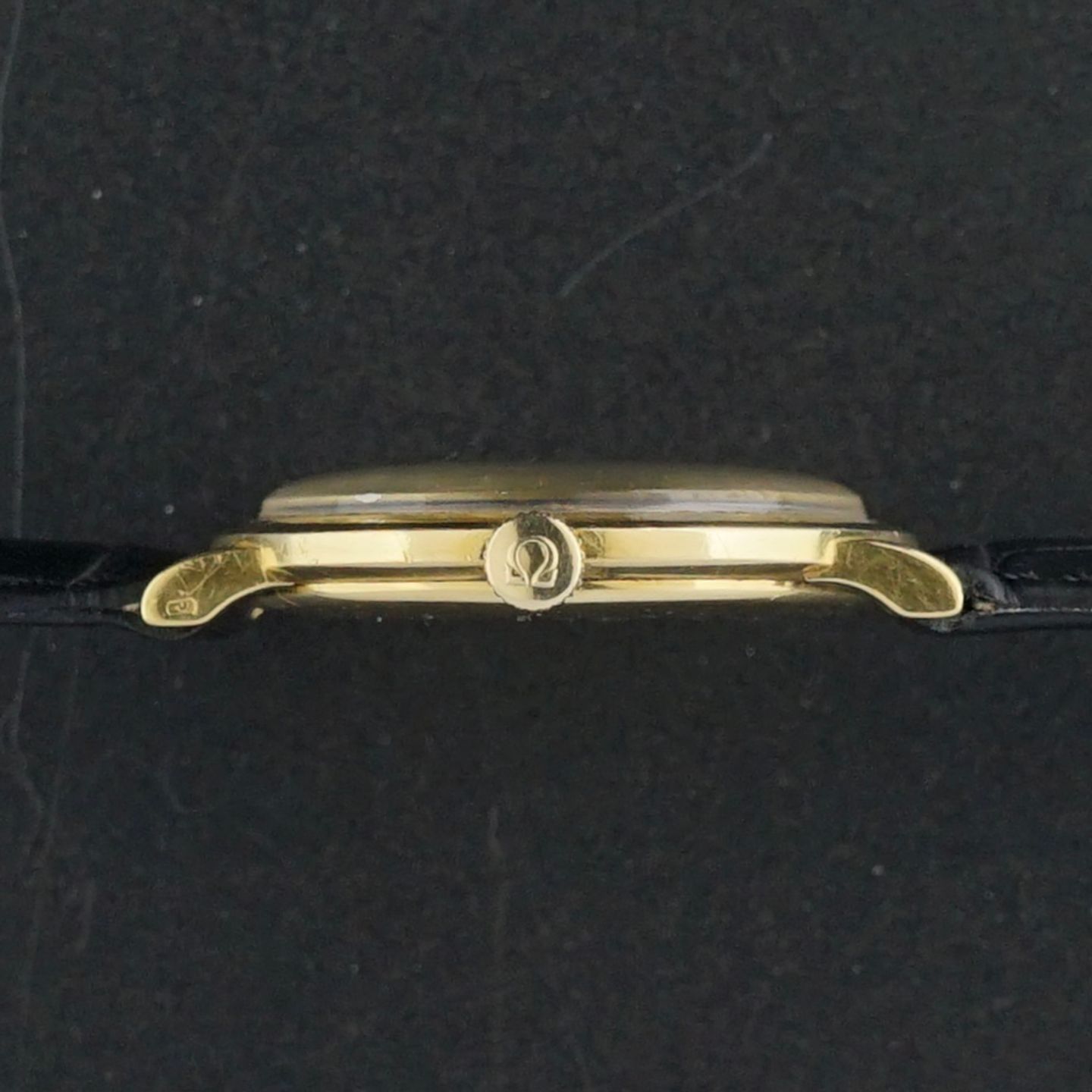 Omega Vintage 14357 (1956) - White dial 32 mm Yellow Gold case (6/8)