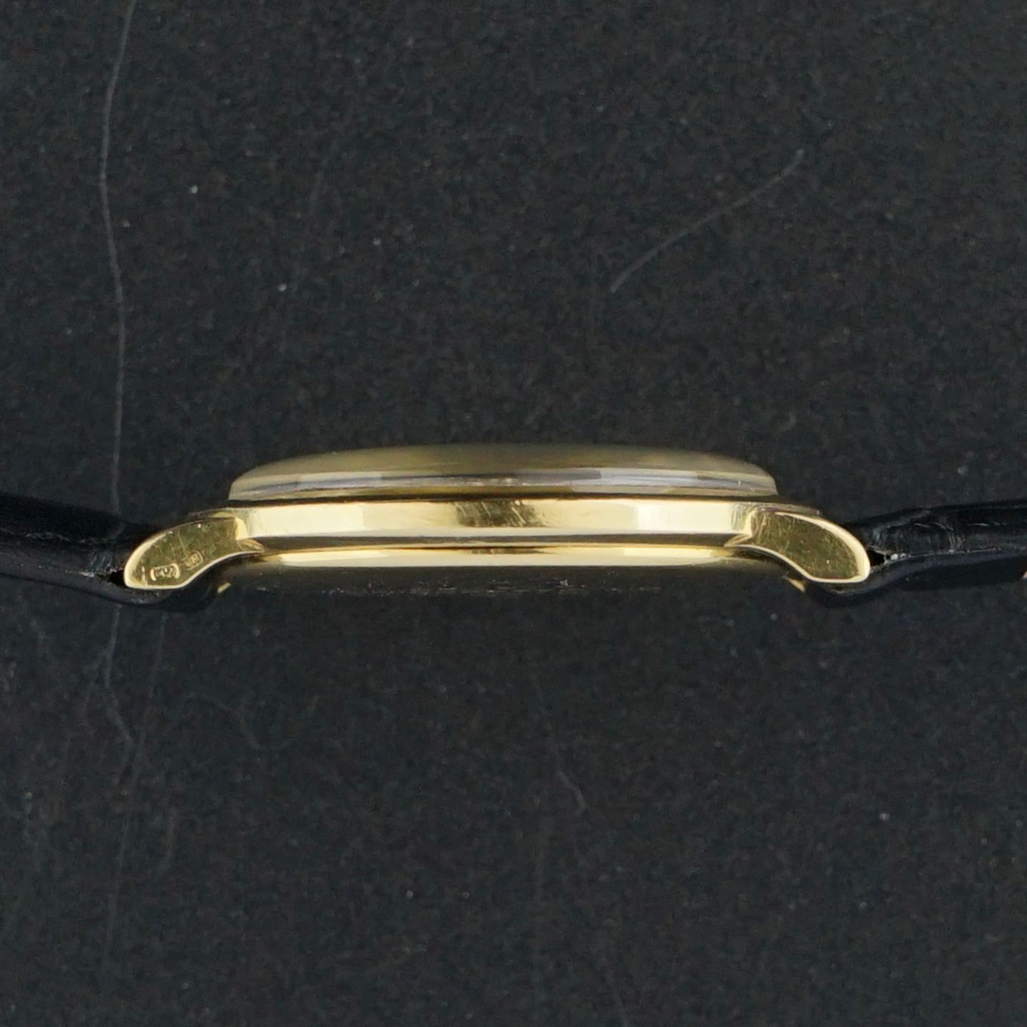 Omega Vintage 14357 (1956) - White dial 32 mm Yellow Gold case (7/8)