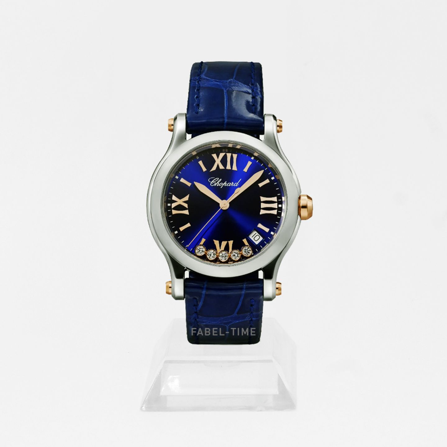 Chopard Happy Sport 278582-6012 (2024) - Blauw wijzerplaat 36mm Staal (1/1)