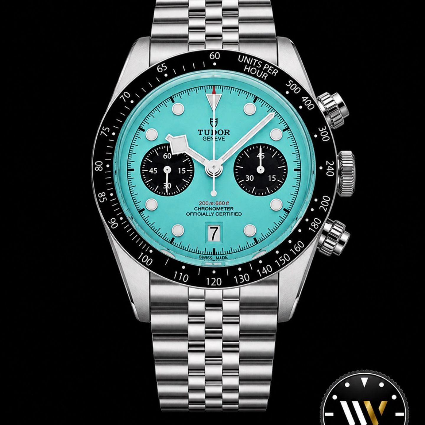 Tudor Black Bay Chrono 79360N (2025) - Turquoise dial 41 mm Steel case (1/8)