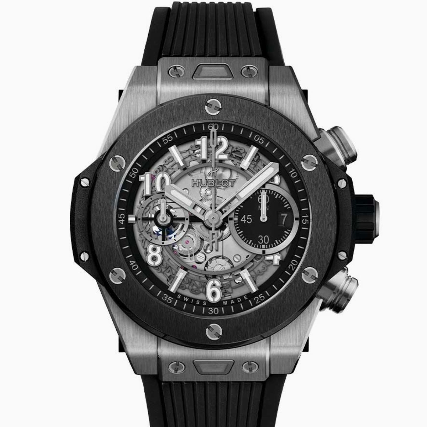 Hublot Big Bang Unico 421.NM.1170.RX (2023) - Transparant wijzerplaat 44mm Titanium (1/1)