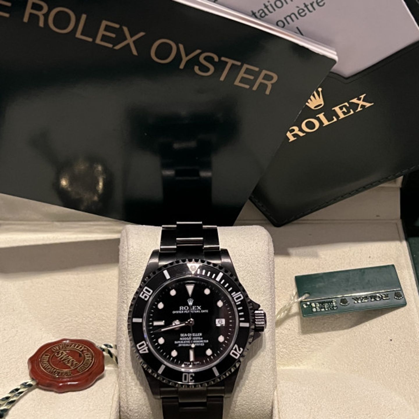 Rolex Sea-Dweller Deepsea 126334 (2008) - Zwart wijzerplaat 41mm Staal (3/4)