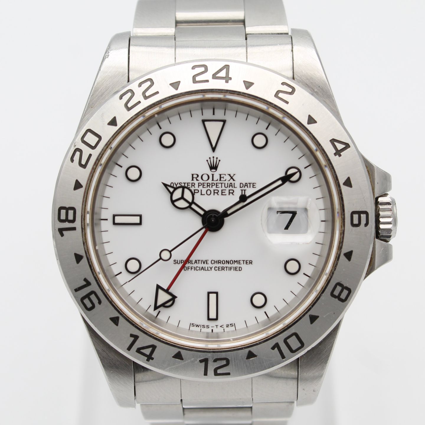 Rolex Explorer II 16570 (1995) - White dial 40 mm Steel case (1/8)