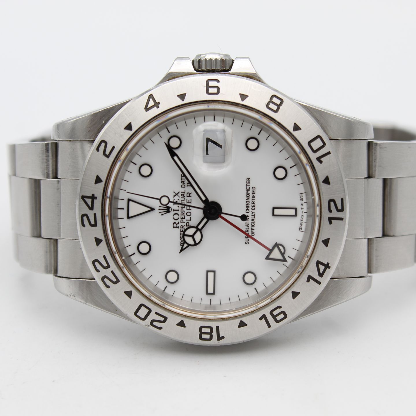 Rolex Explorer II 16570 (1995) - White dial 40 mm Steel case (6/8)