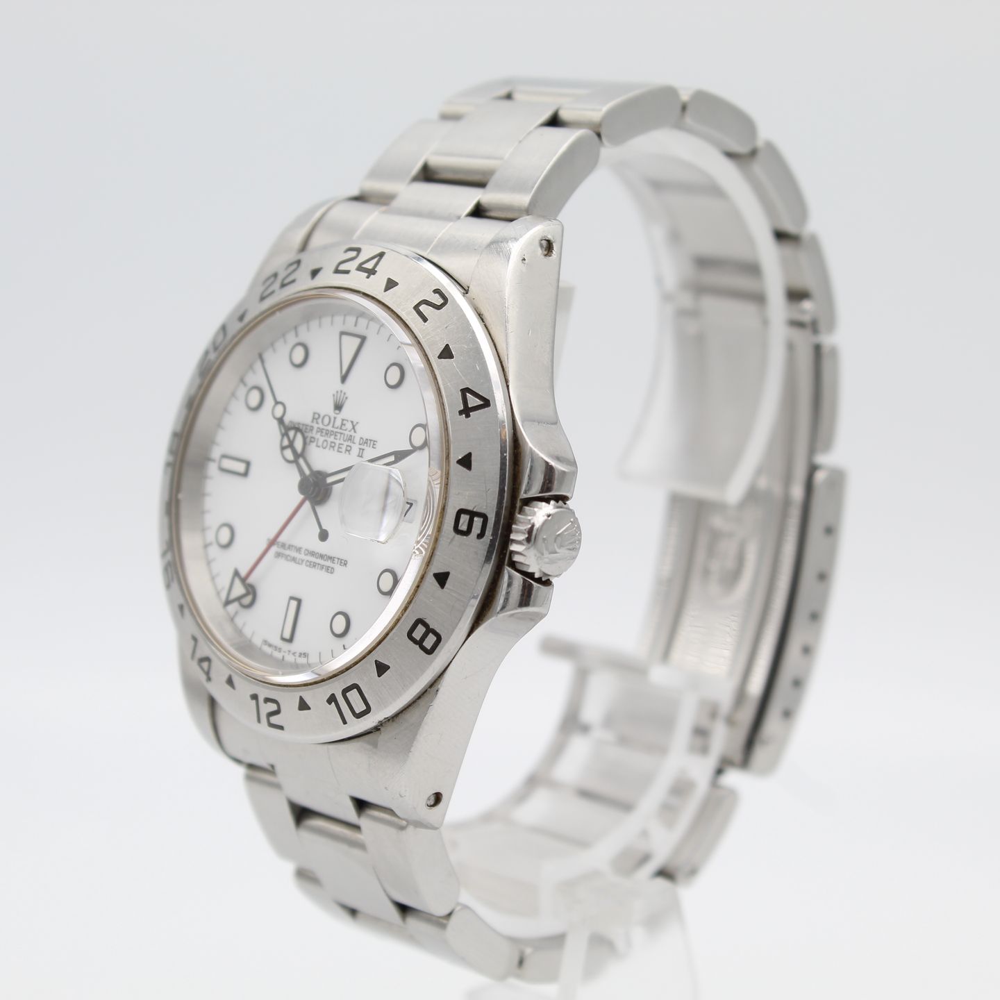 Rolex Explorer II 16570 (1995) - White dial 40 mm Steel case (2/8)