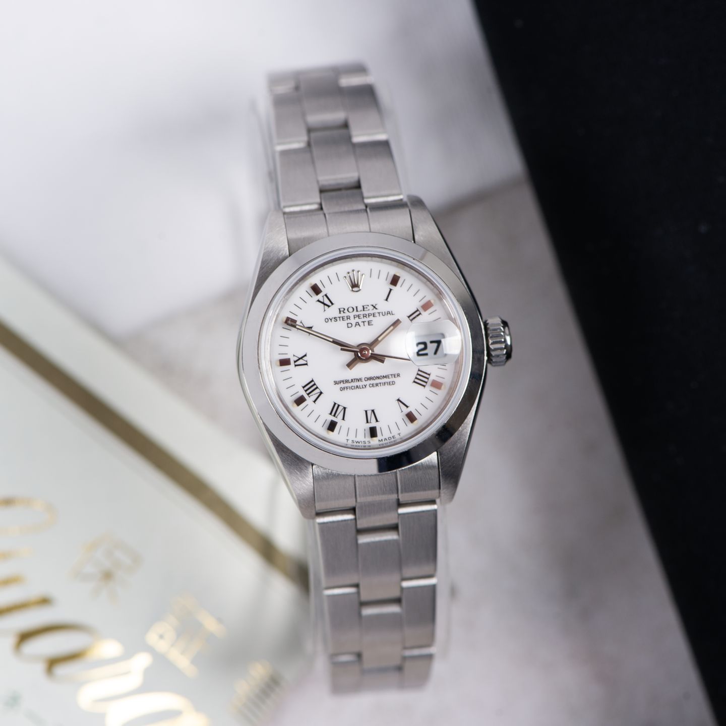 Rolex Oyster Perpetual Lady Date 69160 - (3/8)