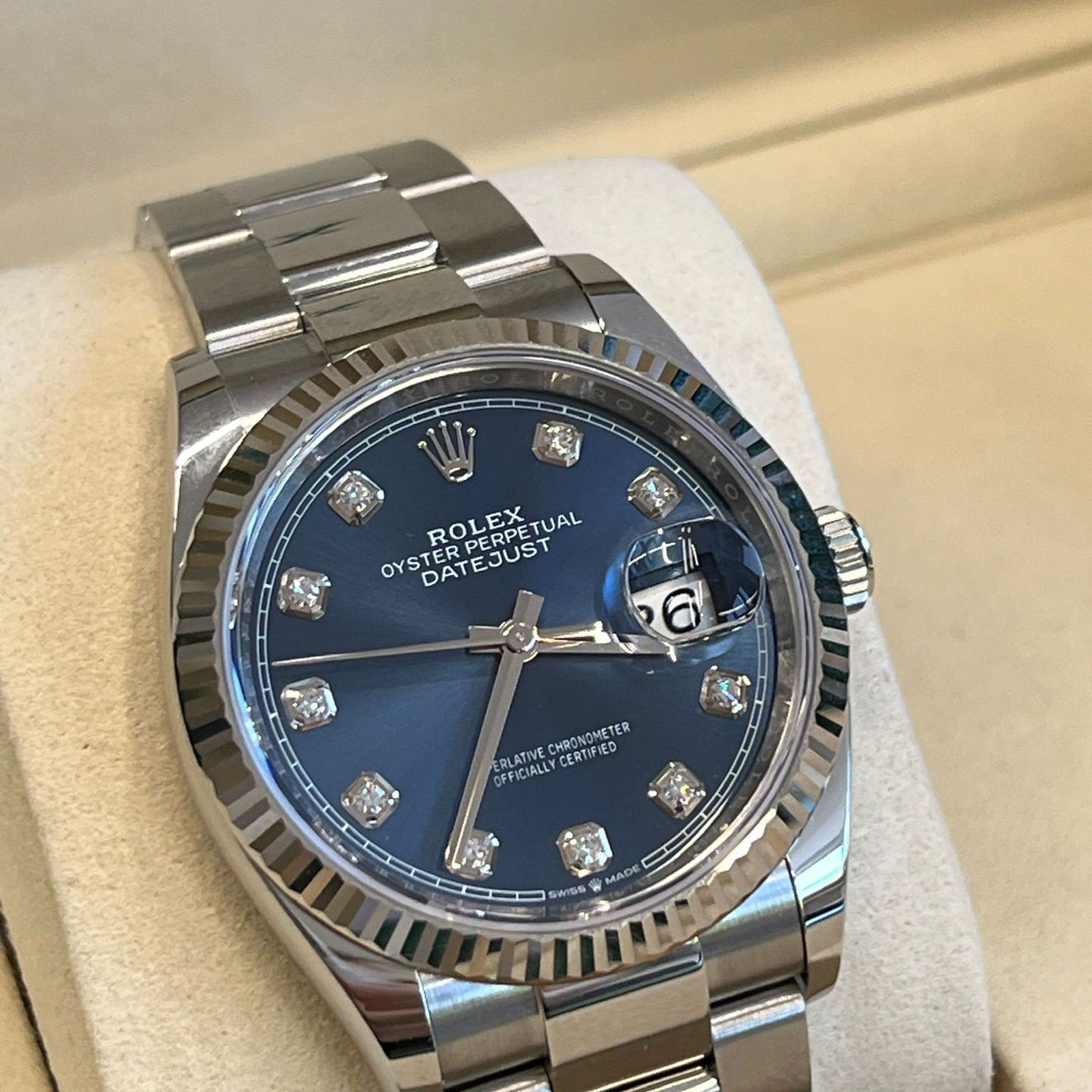 Rolex Datejust 36 126234G Blue Oys - (2/7)