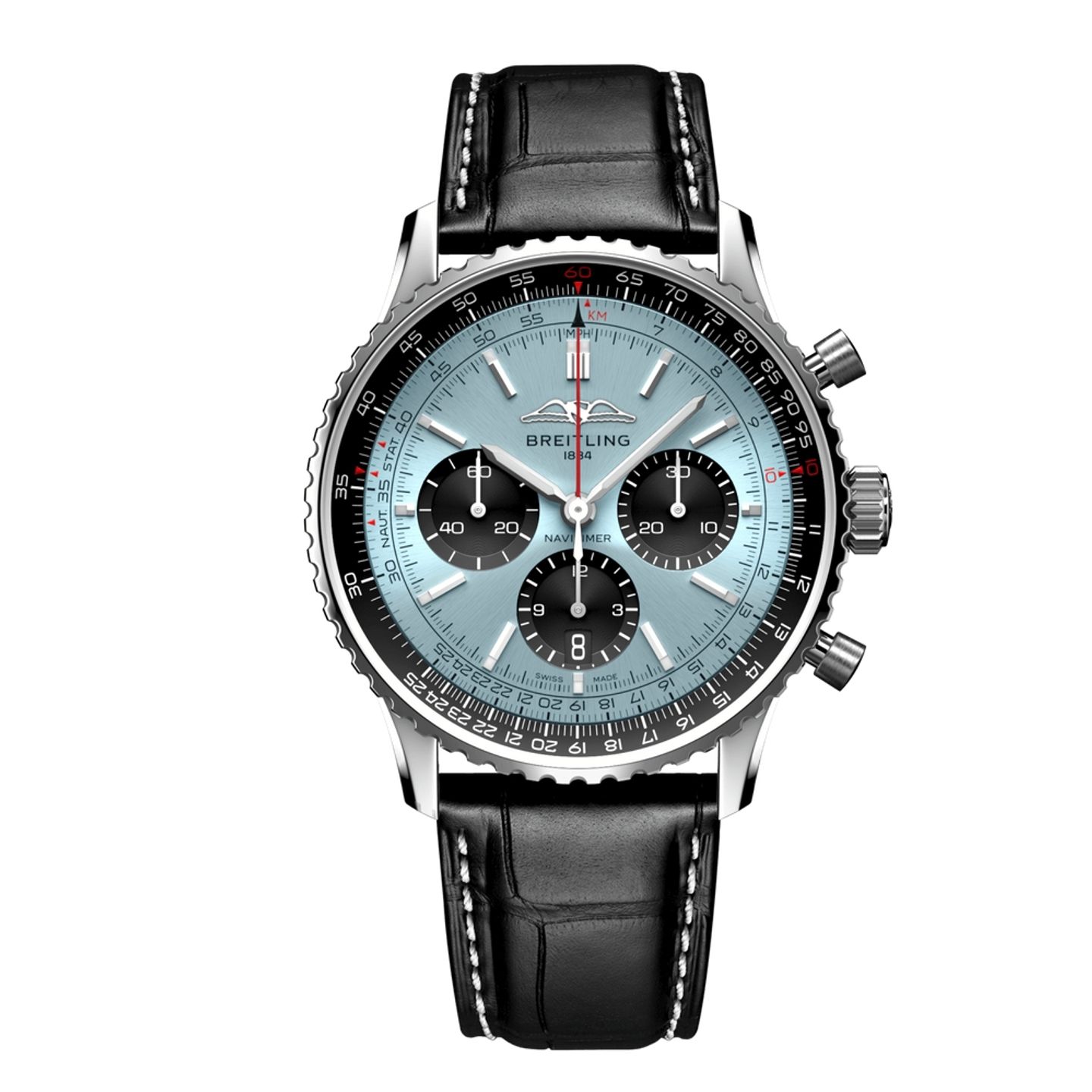 Breitling Navitimer 1 B01 Chronograph AB0138241C1P1 (2023) - Blauw wijzerplaat 43mm Staal (1/1)