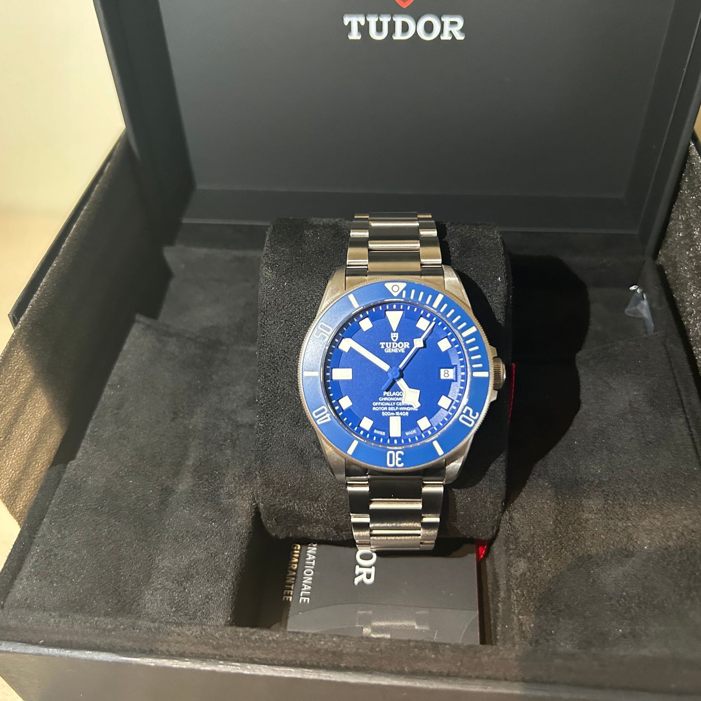 Tudor Pelagos 25600TB (2024) - Blauw wijzerplaat 42mm Titanium (4/8)