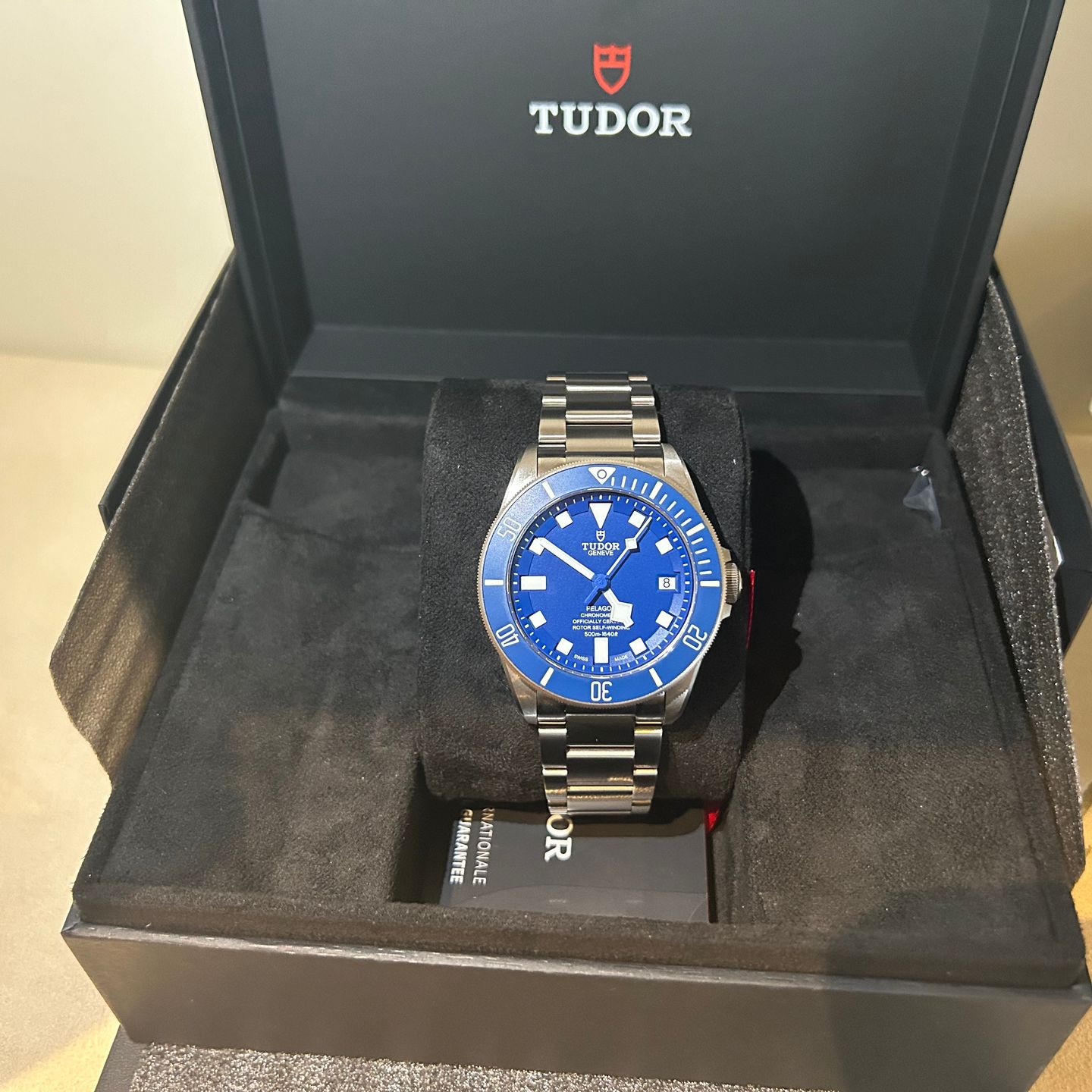 Tudor Pelagos 25600TB (2024) - Blauw wijzerplaat 42mm Titanium (6/8)