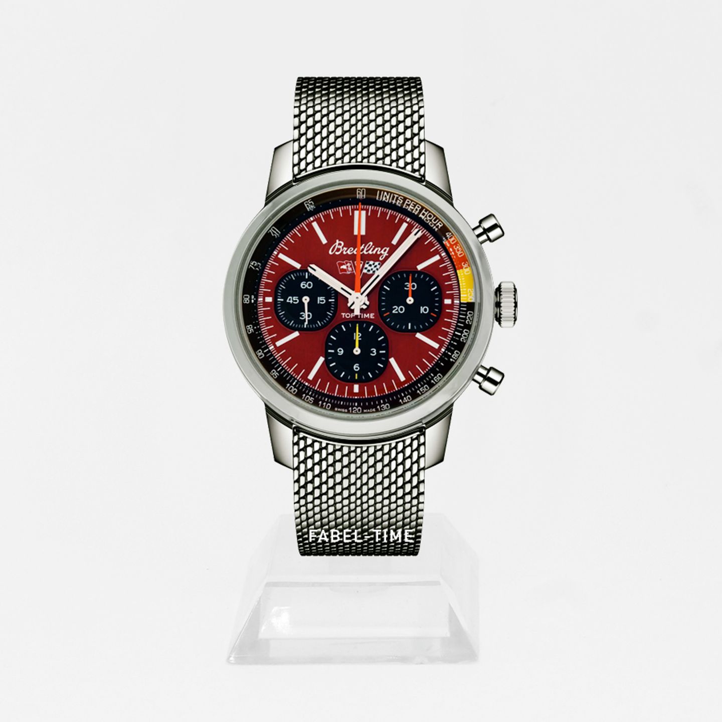 Breitling Top Time AB01761A1K1A1 (2024) - Rood wijzerplaat 41mm Staal (1/1)