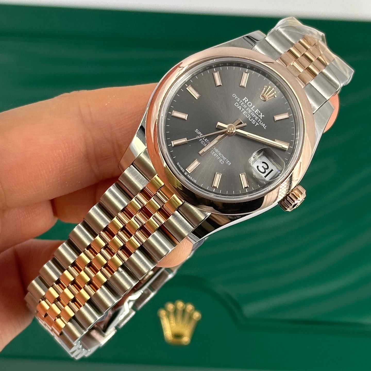 Rolex Datejust 31 278241 (2024) - Zwart wijzerplaat 31mm Staal (6/8)