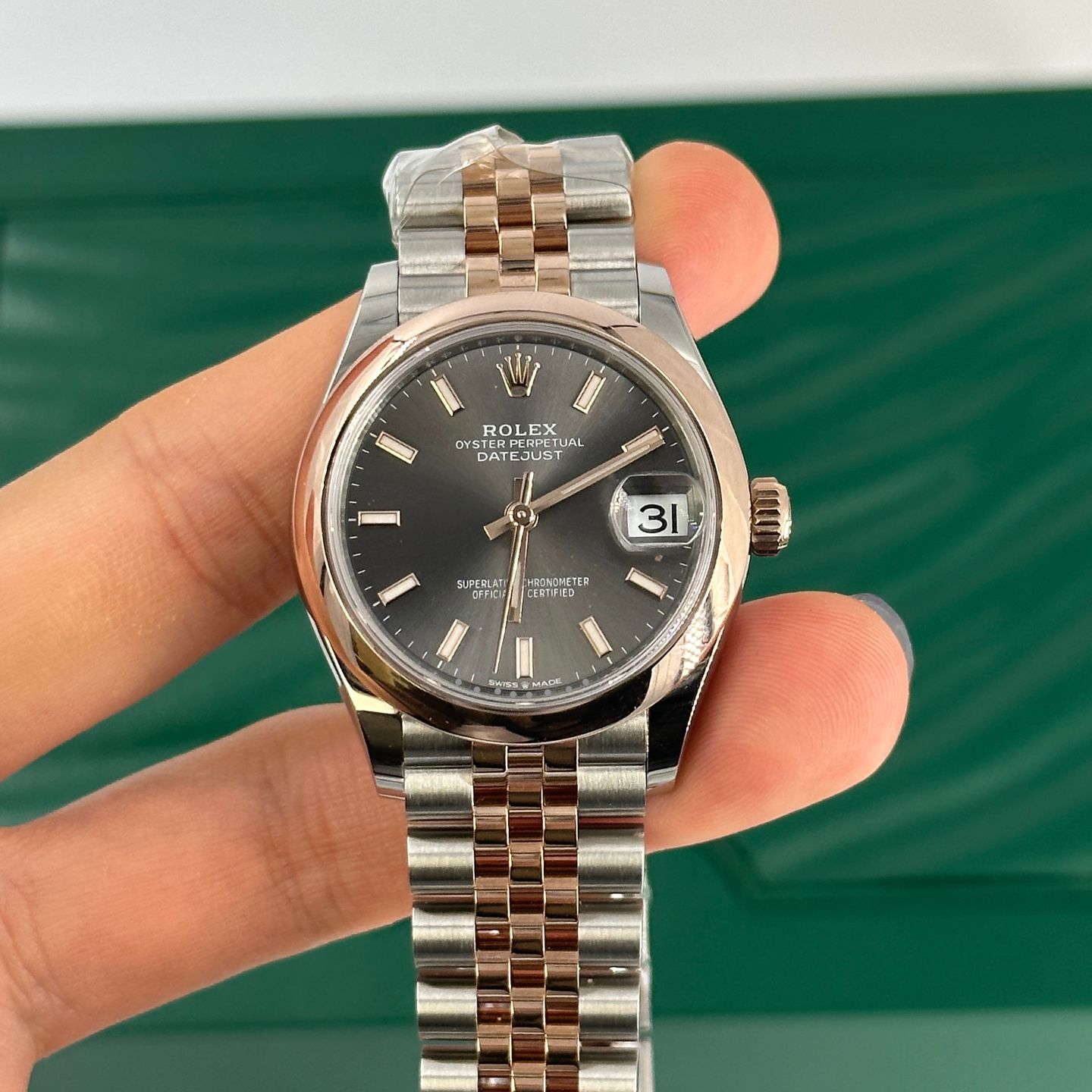 Rolex Datejust 31 278241 (2024) - Zwart wijzerplaat 31mm Staal (5/8)