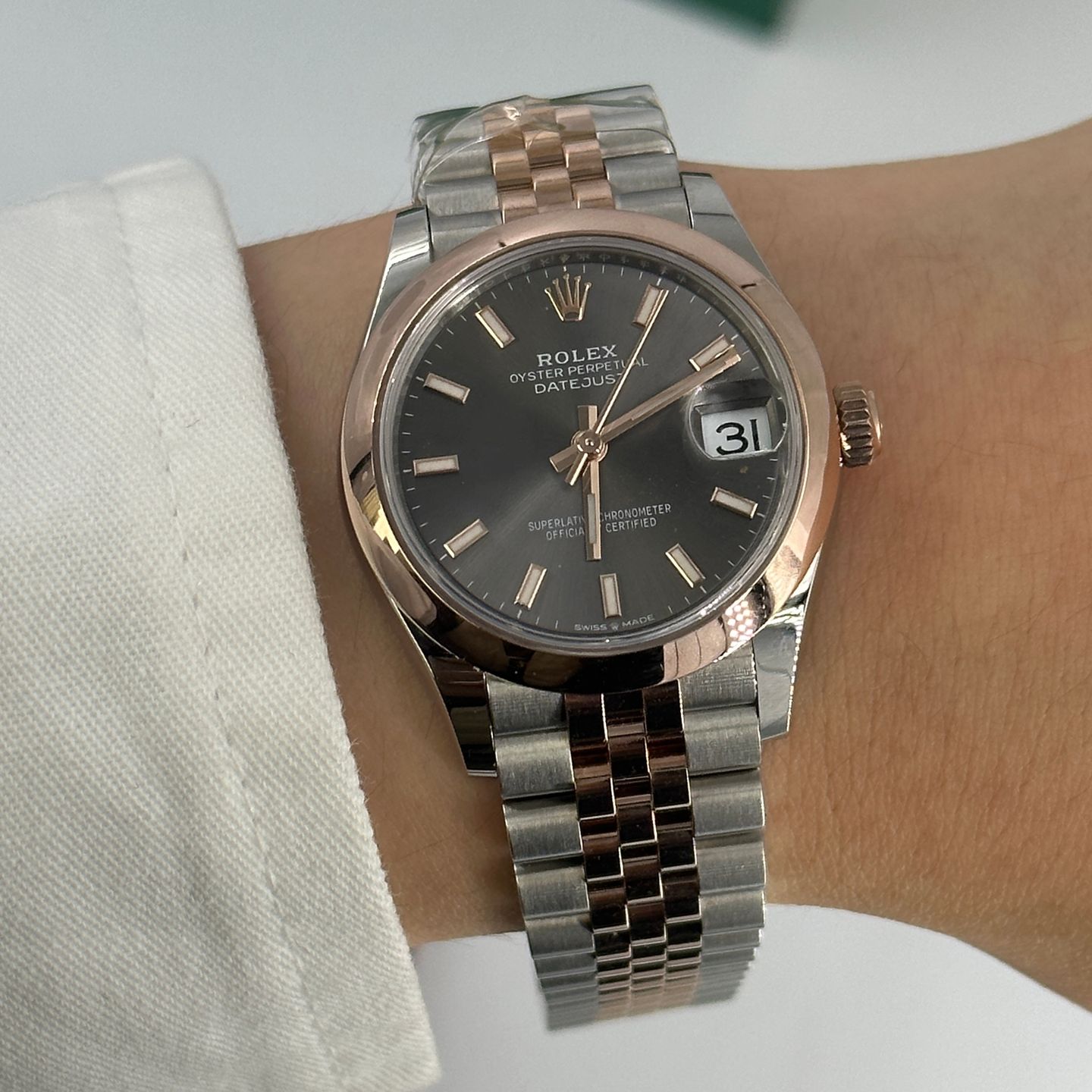 Rolex Datejust 31 278241 (2024) - Zwart wijzerplaat 31mm Staal (8/8)