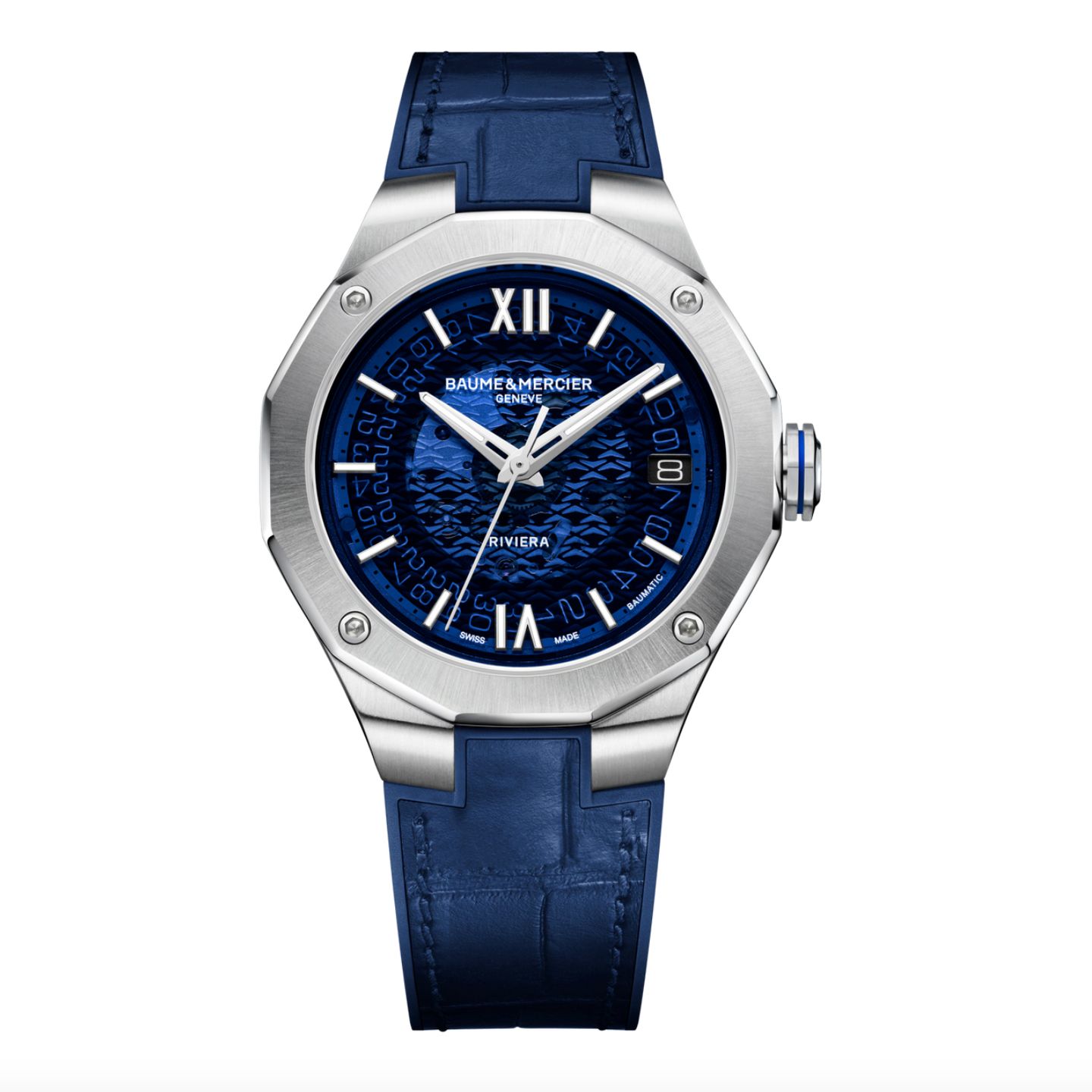 Baume & Mercier Riviera M0A10714 (2025) - Blauw wijzerplaat 39mm Staal (1/1)
