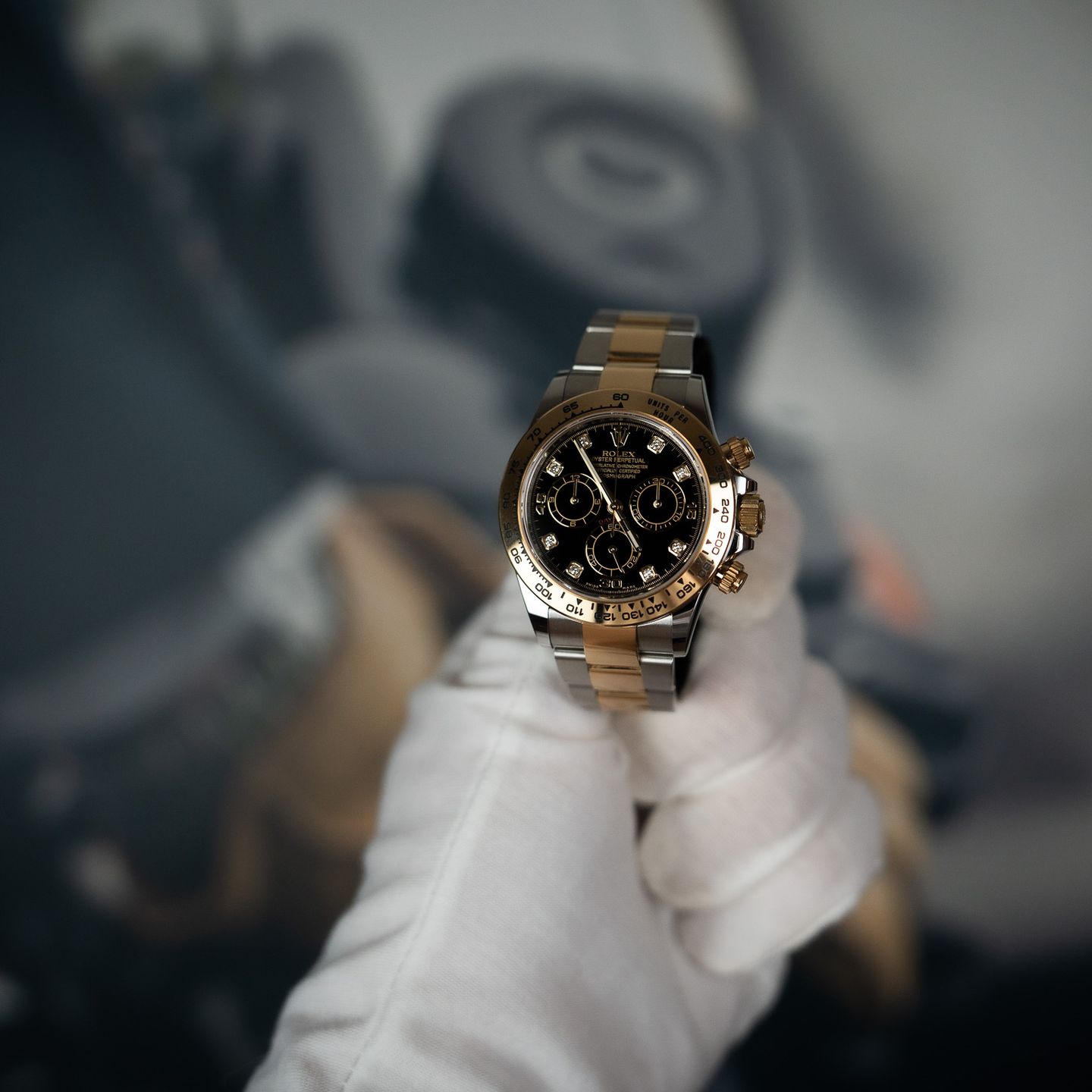 Rolex Daytona 116503 (2021) - Diamond dial 40 mm Steel case (1/8)