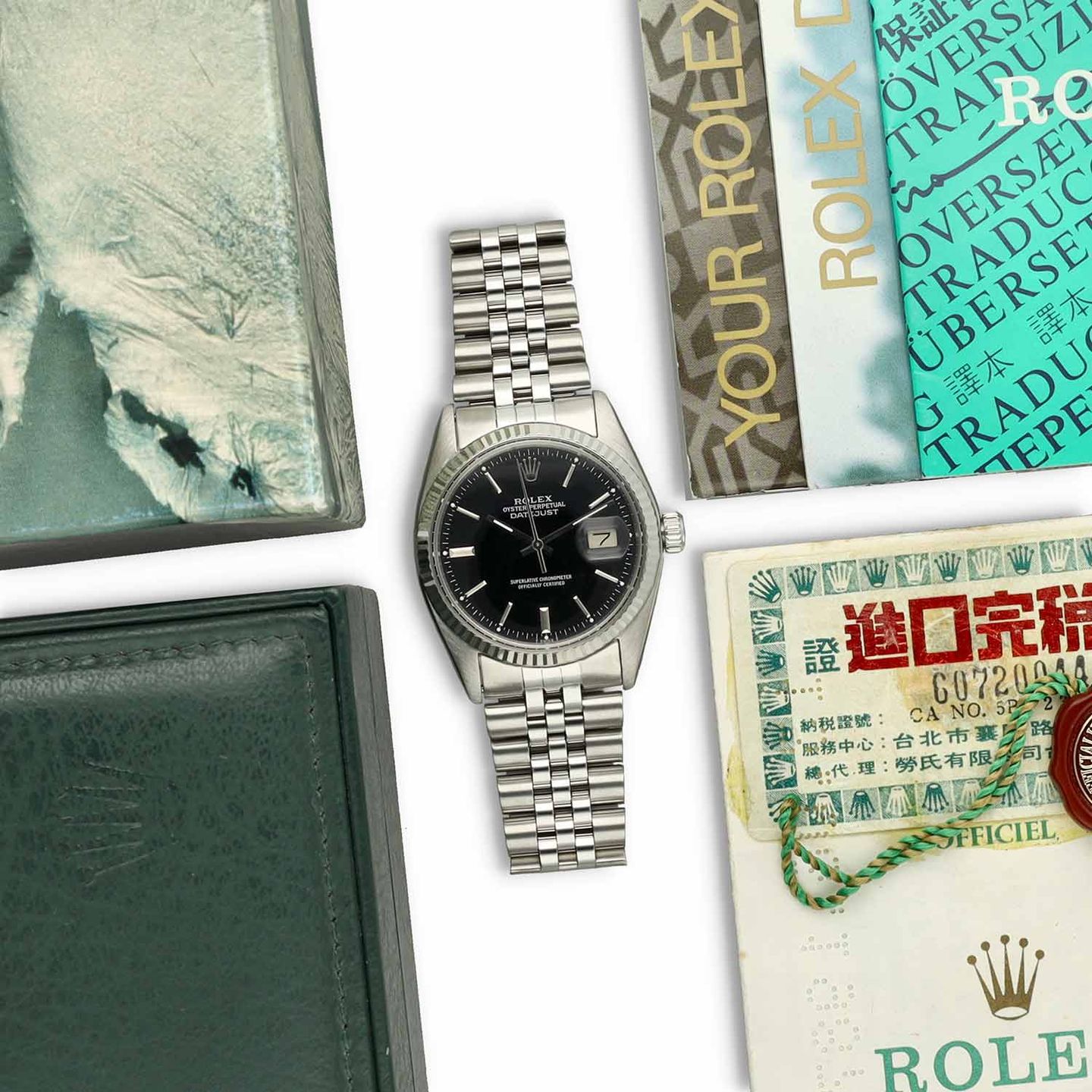 Rolex Datejust 36 16014 (1985) - Zwart wijzerplaat 36mm Staal (8/8)