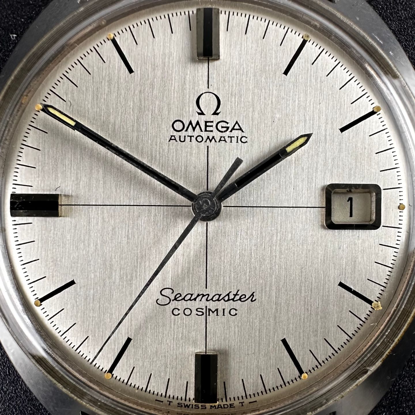 Omega Seamaster Cosmic 166.026 (1970) - Grijs wijzerplaat 35mm Staal (8/8)