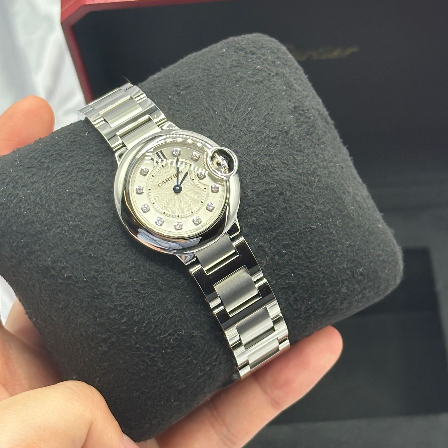 Cartier Ballon Bleu 28mm WE902073 - (4/8)