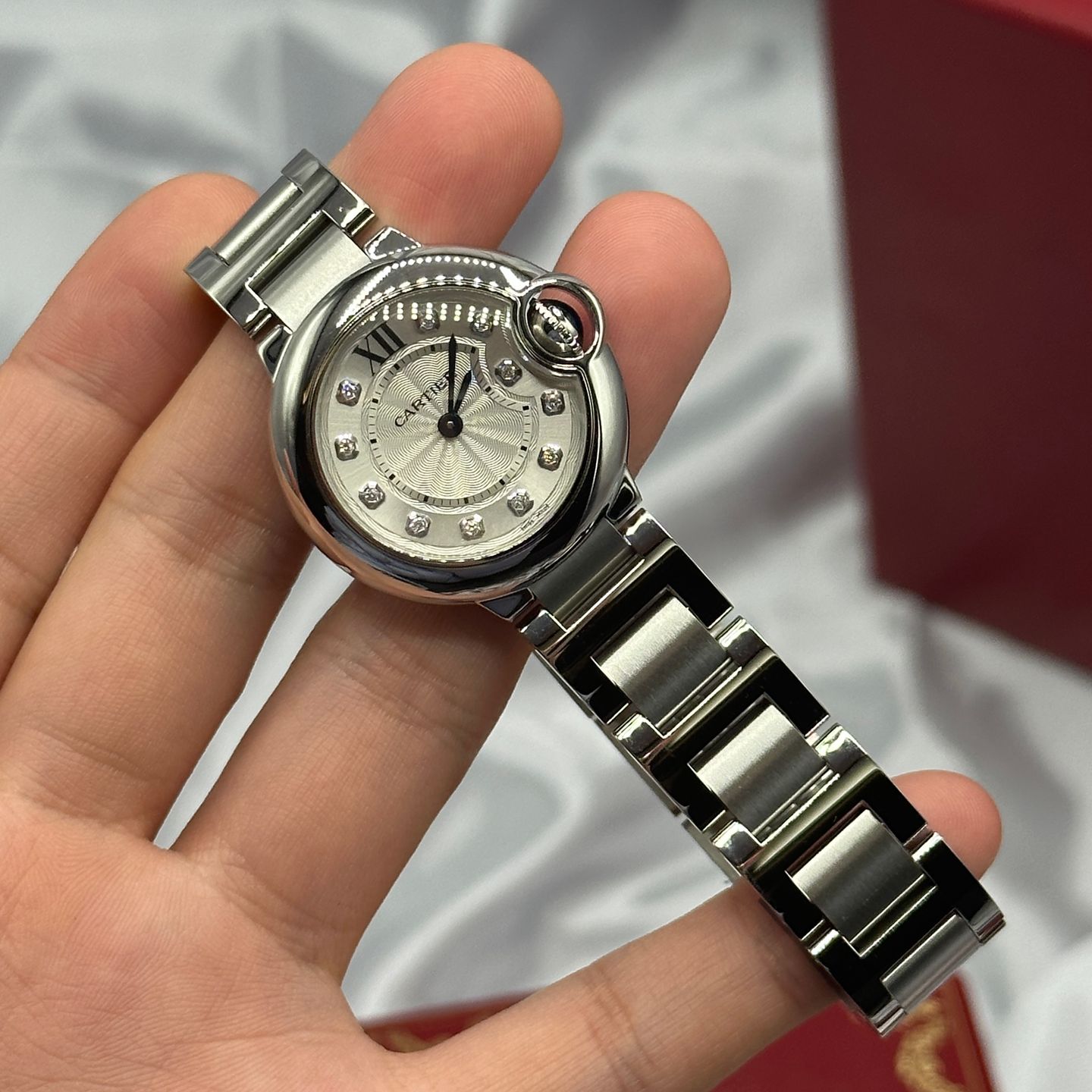 Cartier Ballon Bleu 28mm WE902073 - (7/8)