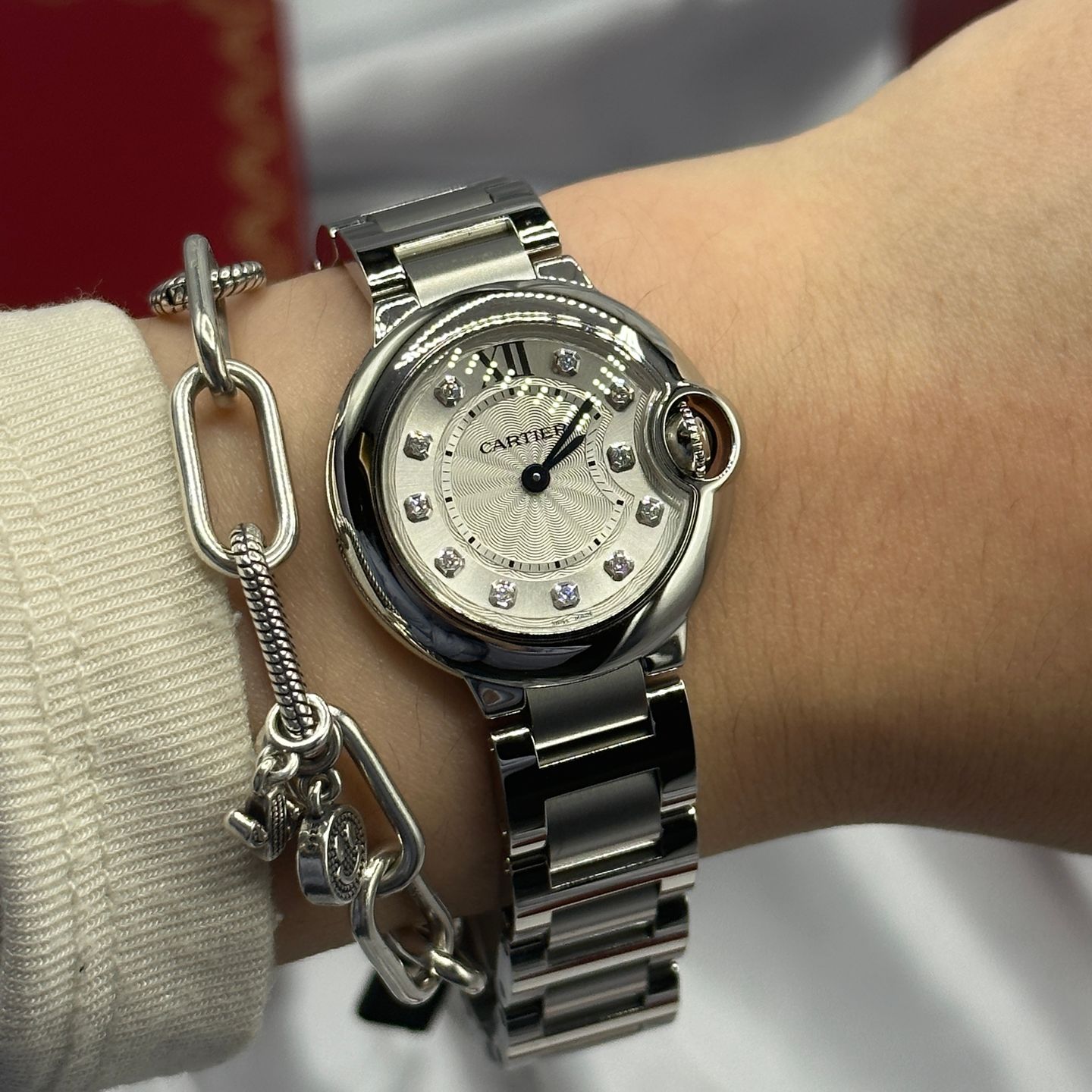 Cartier Ballon Bleu 28mm WE902073 - (8/8)