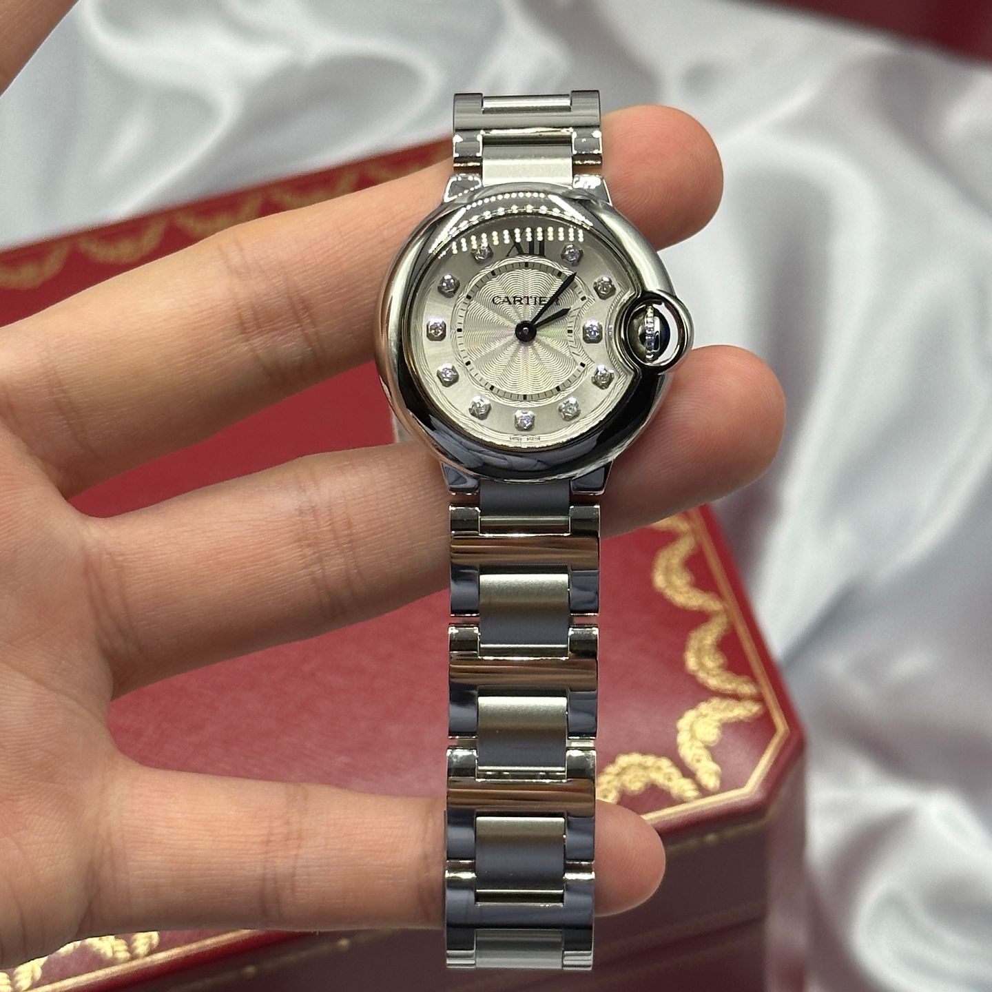 Cartier Ballon Bleu 28mm WE902073 - (5/8)