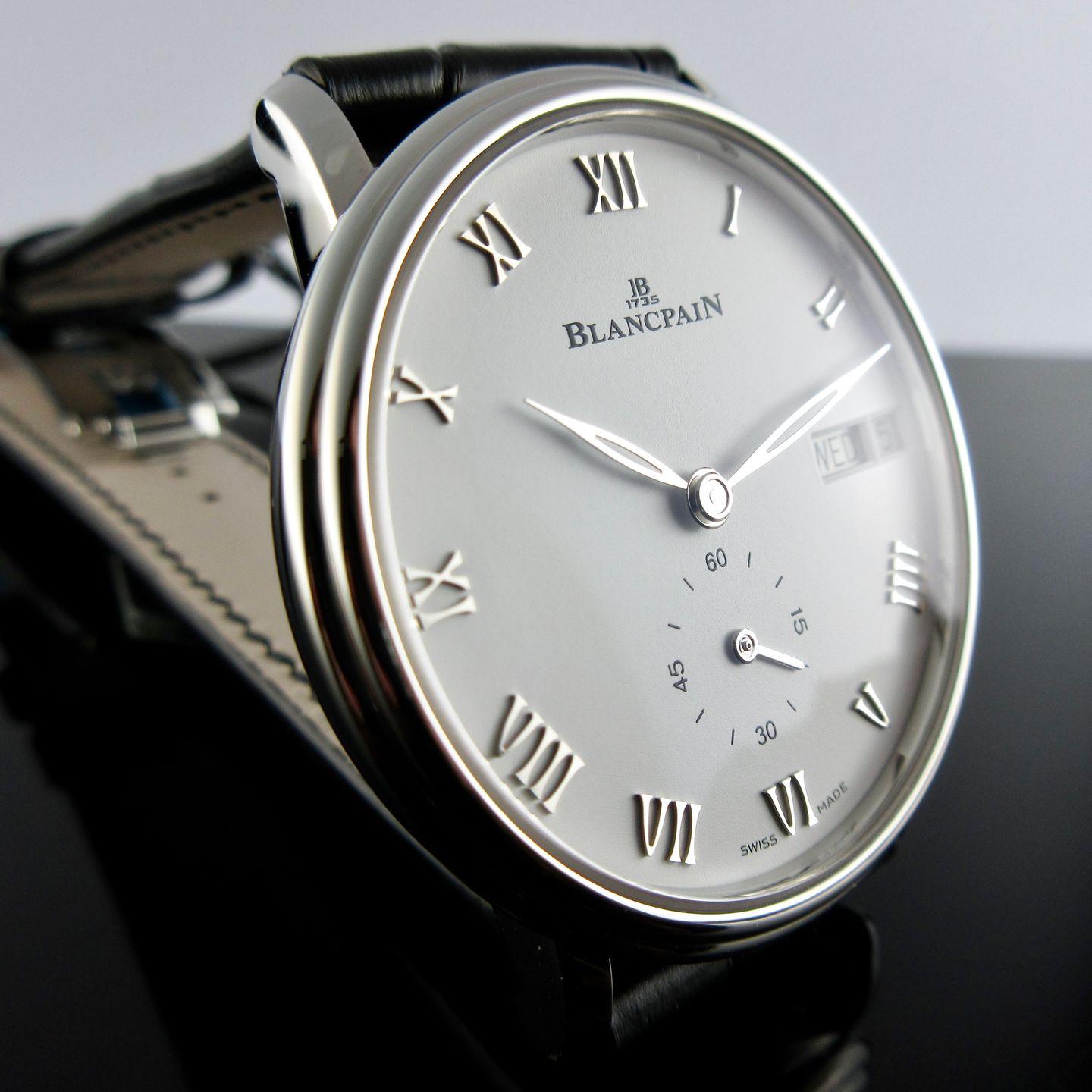 Blancpain Villeret 6652-1127-55B (2025) - White dial 41 mm Steel case (4/8)