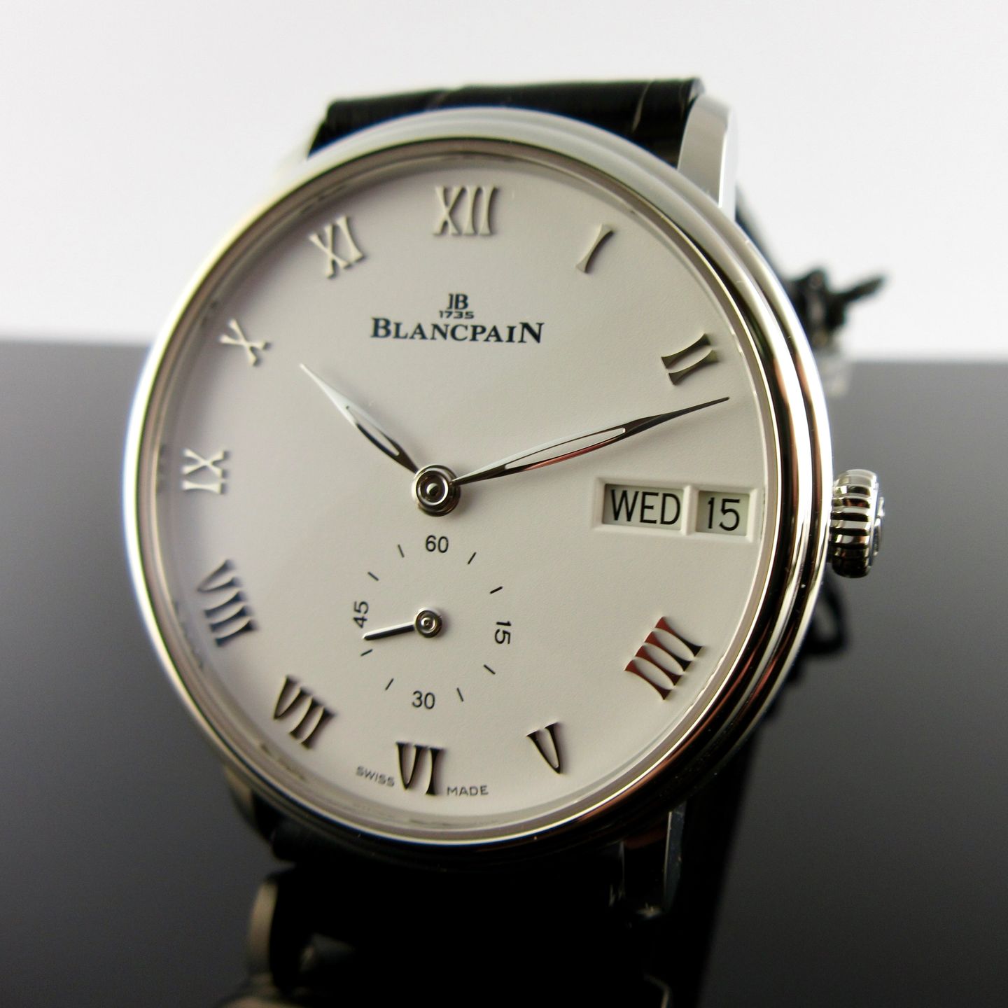Blancpain Villeret 6652-1127-55B (2025) - White dial 41 mm Steel case (2/8)