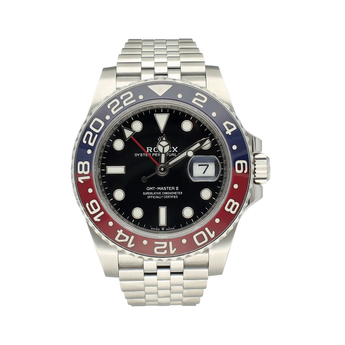 Rolex GMT-Master II 126710BLRO (2018) - Zwart wijzerplaat 40mm Staal (3/8)