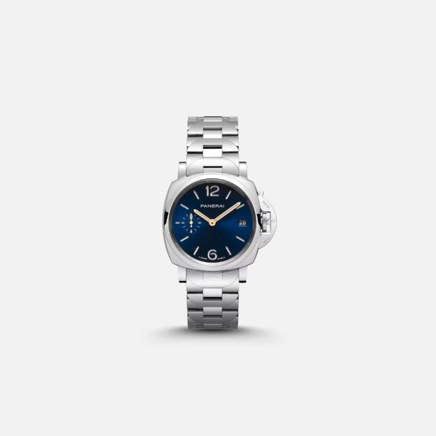 Panerai Luminor Due PAM01123 (2024) - Blauw wijzerplaat 38mm Staal (1/1)