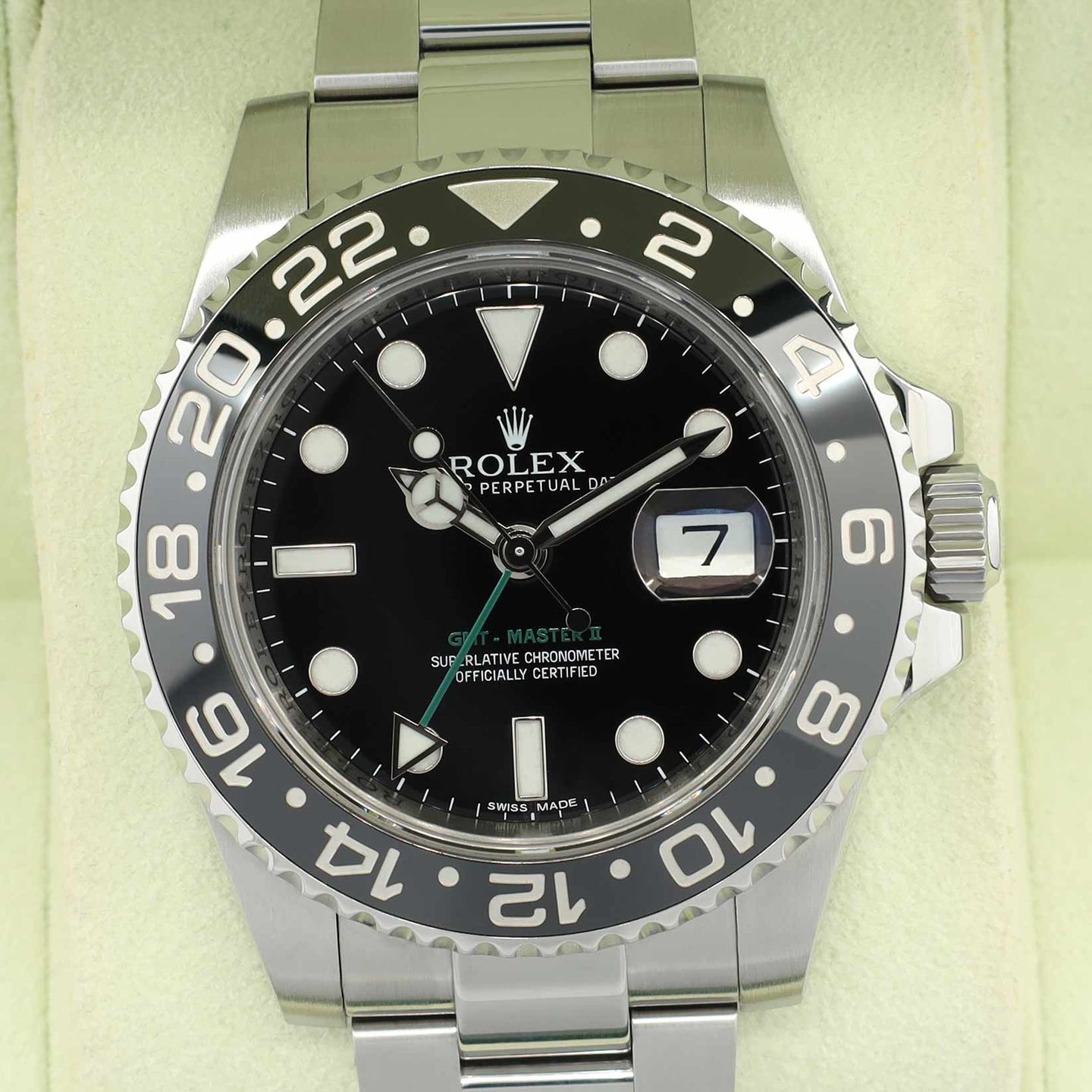 Rolex GMT-Master II 116710 (2013) - Zwart wijzerplaat 40mm Staal (1/8)