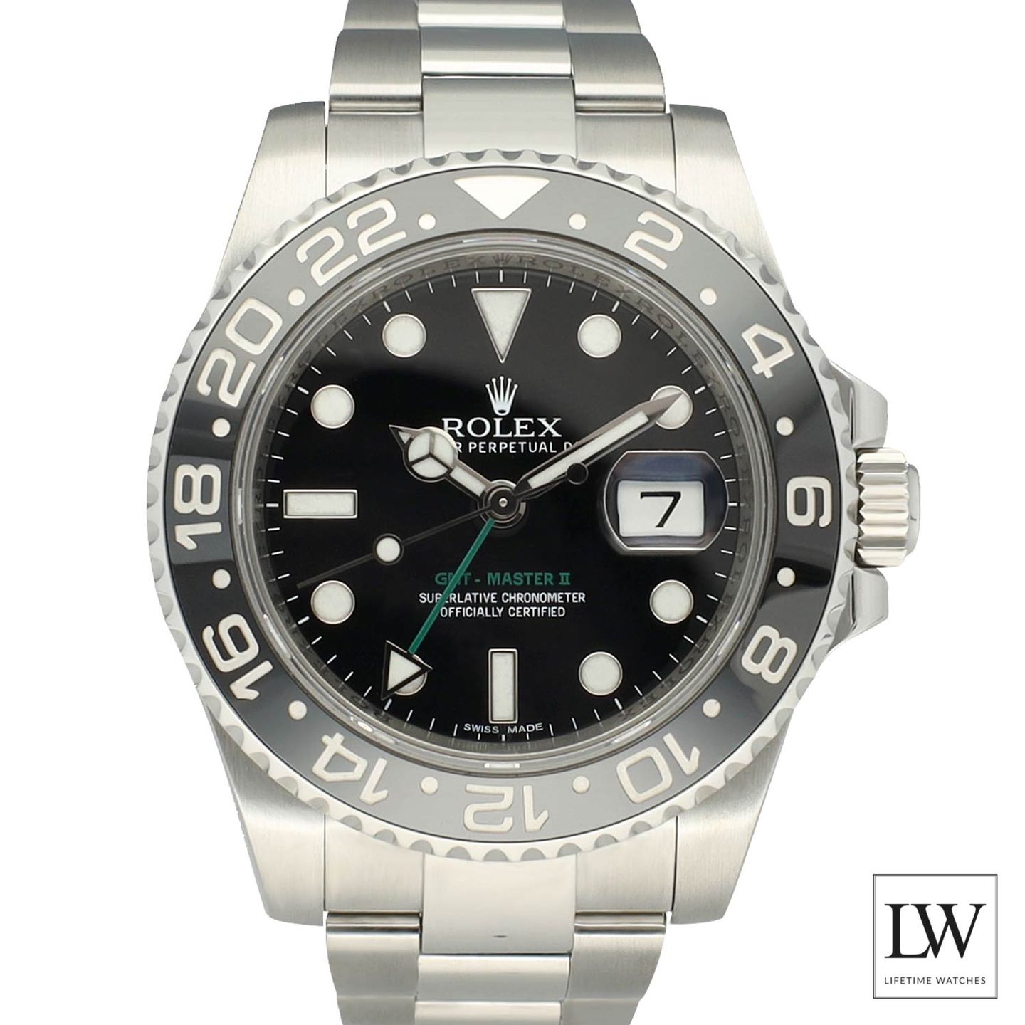 Rolex GMT-Master II 116710 (2013) - Zwart wijzerplaat 40mm Staal (2/8)