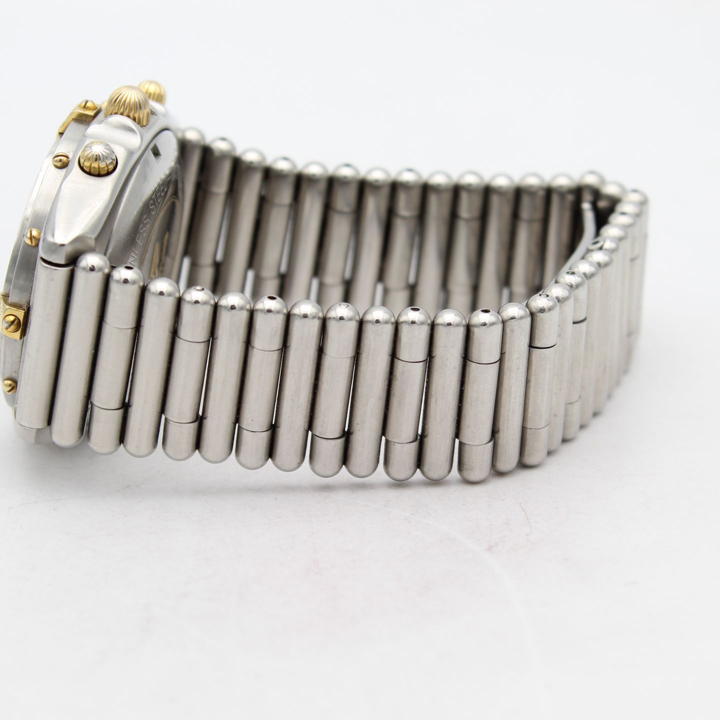 Breitling Chronomat 81950 (1990) - Wit wijzerplaat 39mm Goud/Staal (4/8)