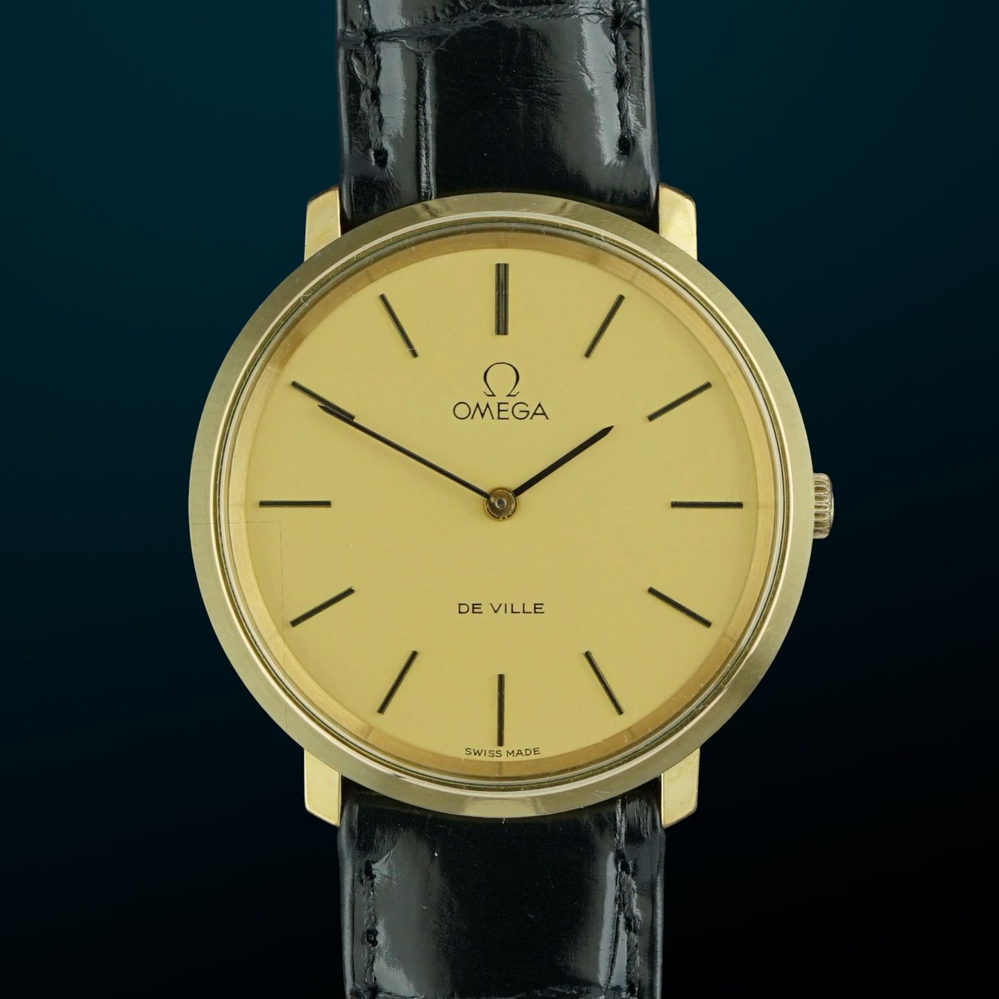 Omega De Ville 111.0107 (1973) - Goud wijzerplaat 33mm Goud/Staal (1/8)