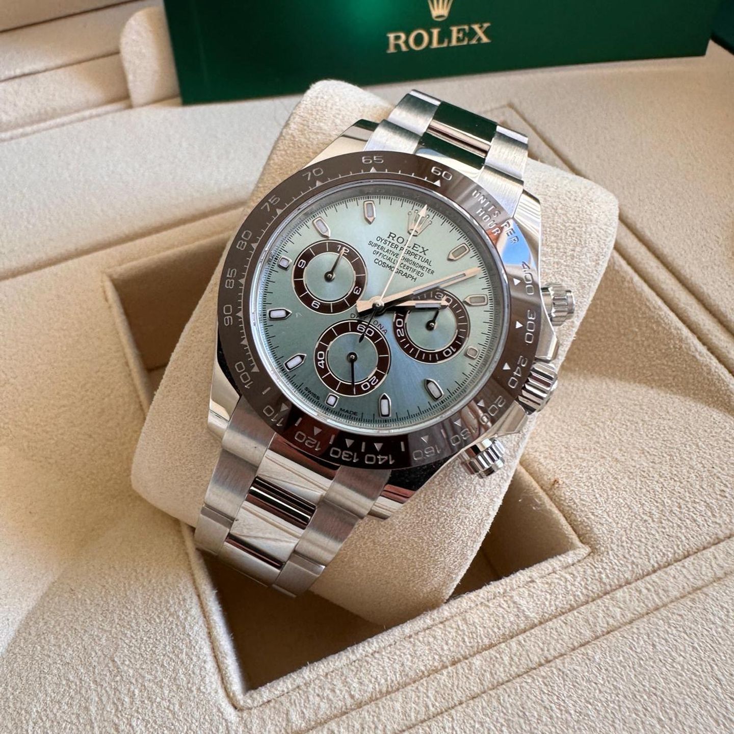 Rolex Daytona 116506 (2022) - Blue dial 40 mm Platinum case (4/5)