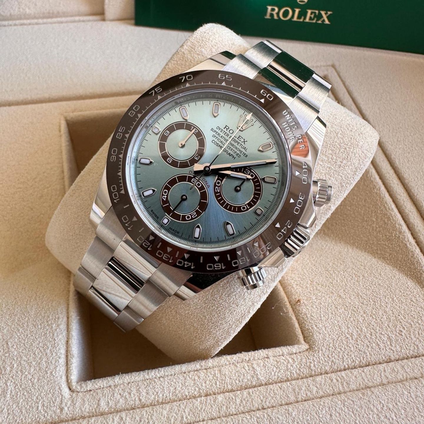 Rolex Daytona 116506 (2022) - Blue dial 40 mm Platinum case (1/5)