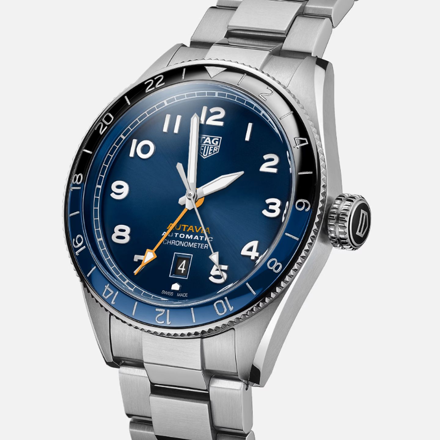 TAG Heuer Autavia WBE511A.BA0650 (2024) - Blauw wijzerplaat 42mm Staal (1/1)