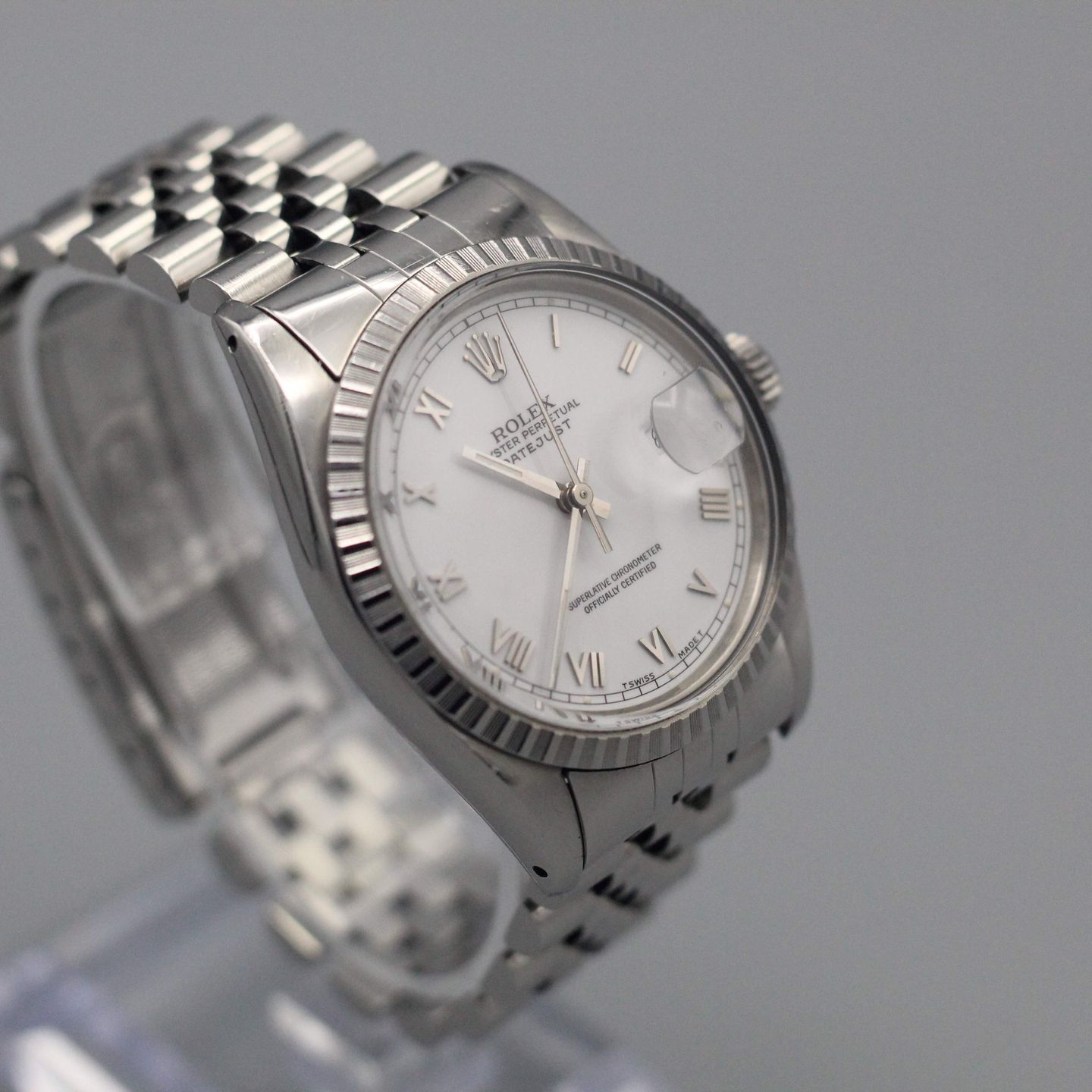 Rolex Datejust 36 16030 (1985) - White dial 36 mm Steel case (5/8)