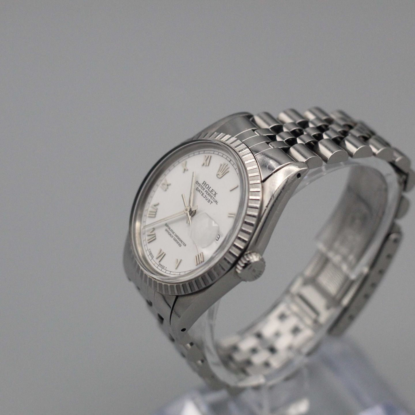 Rolex Datejust 36 16030 (1985) - White dial 36 mm Steel case (2/8)