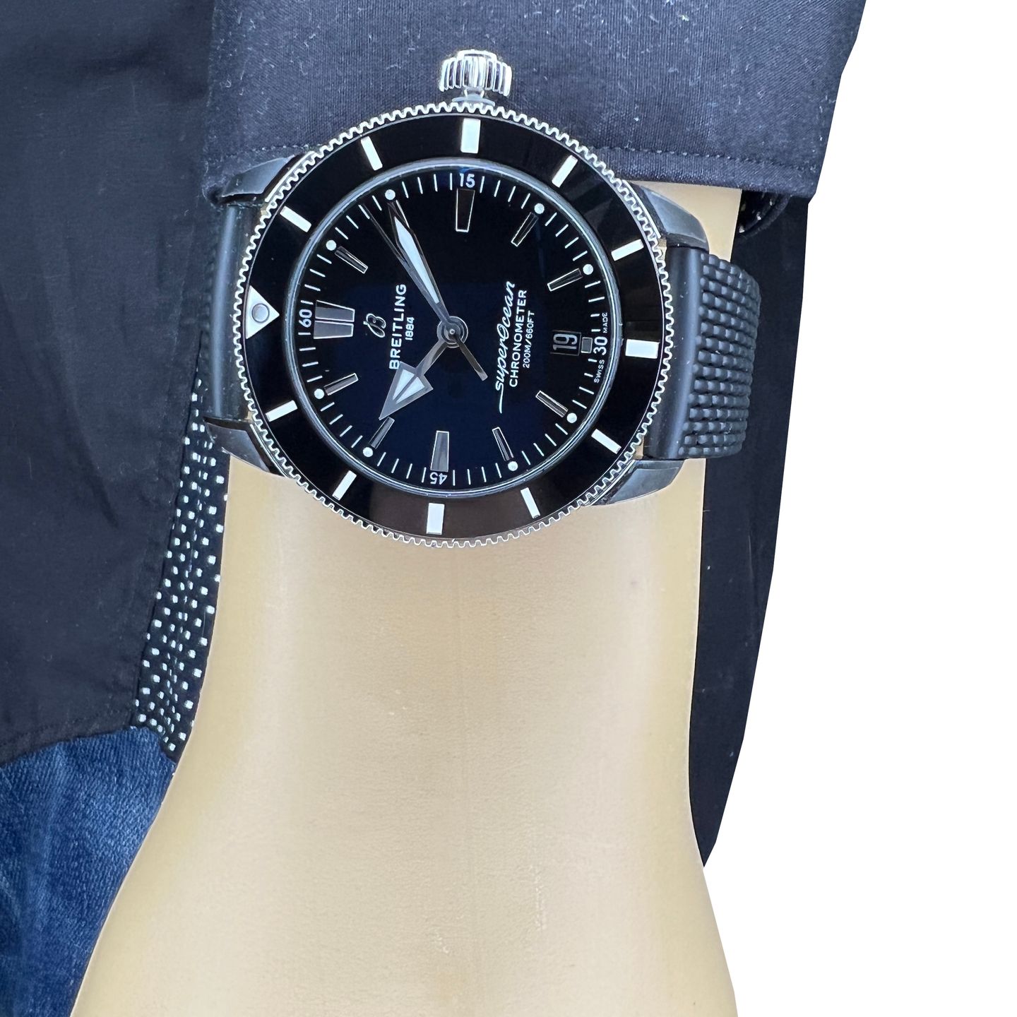 Breitling Superocean Heritage AB2030121B1S1 (2024) - Black dial 44 mm Steel case (7/8)