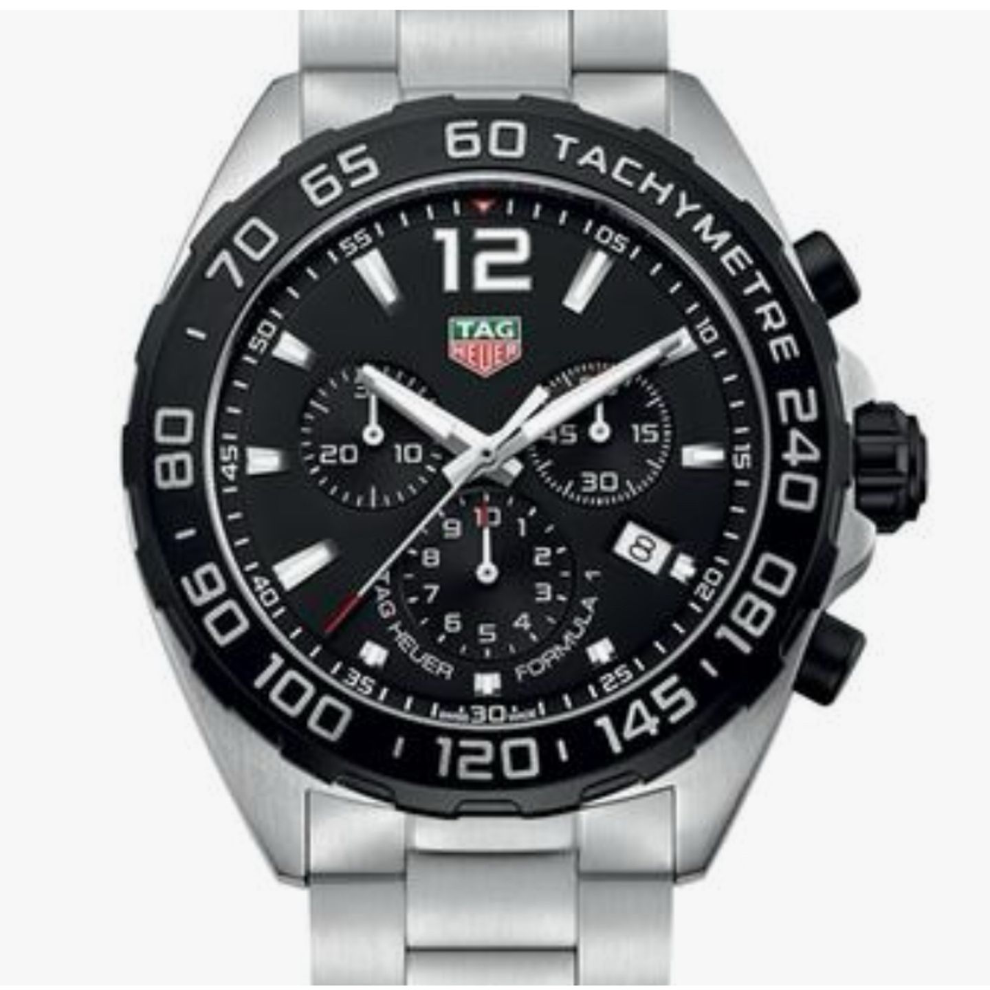 TAG Heuer Formula 1 Quartz CAZ1010.BA0842 (2024) - Zwart wijzerplaat 43mm Staal (1/1)