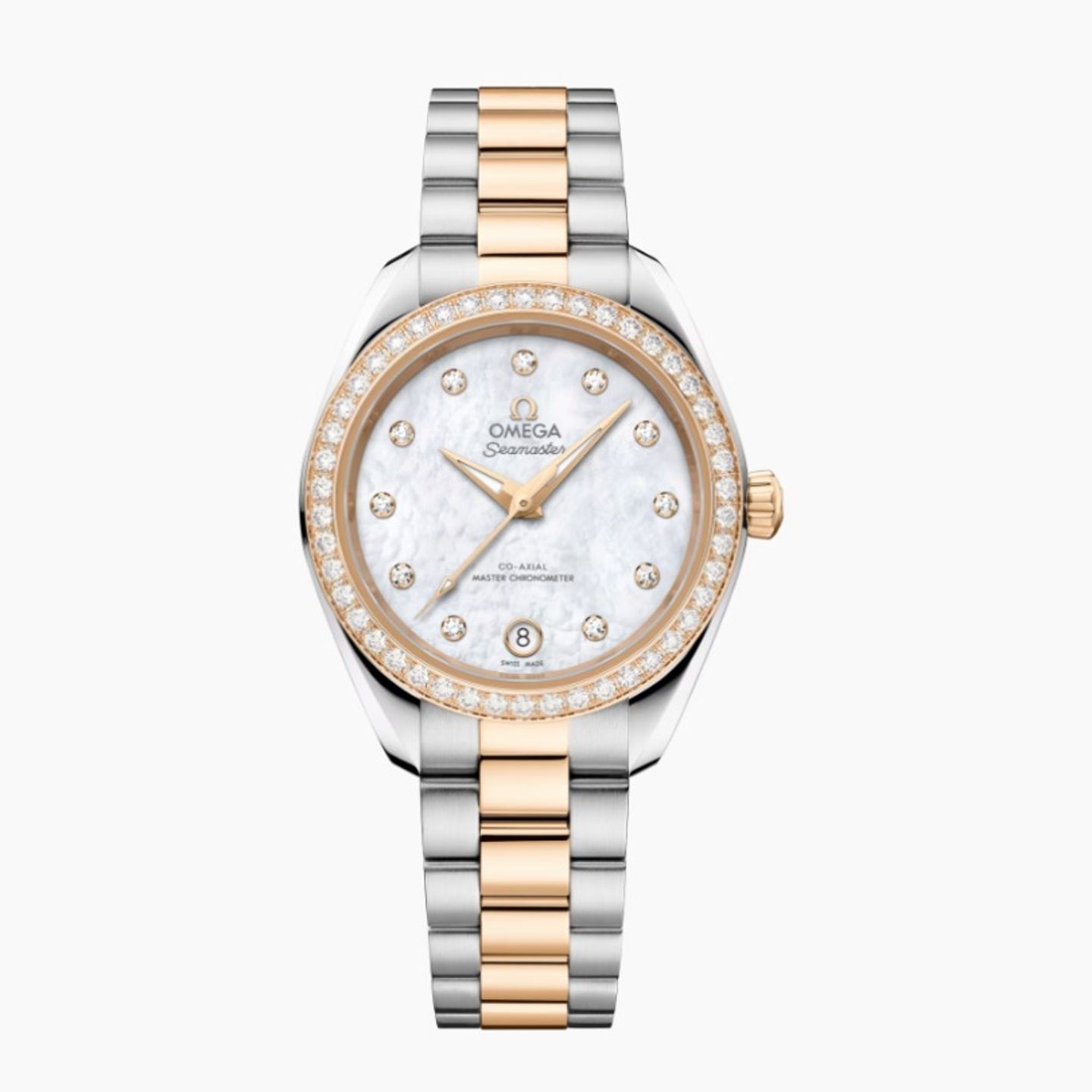 Omega Seamaster Aqua Terra 220.25.30.20.55.001 (2025) - White dial 30 mm Gold/Steel case (1/1)