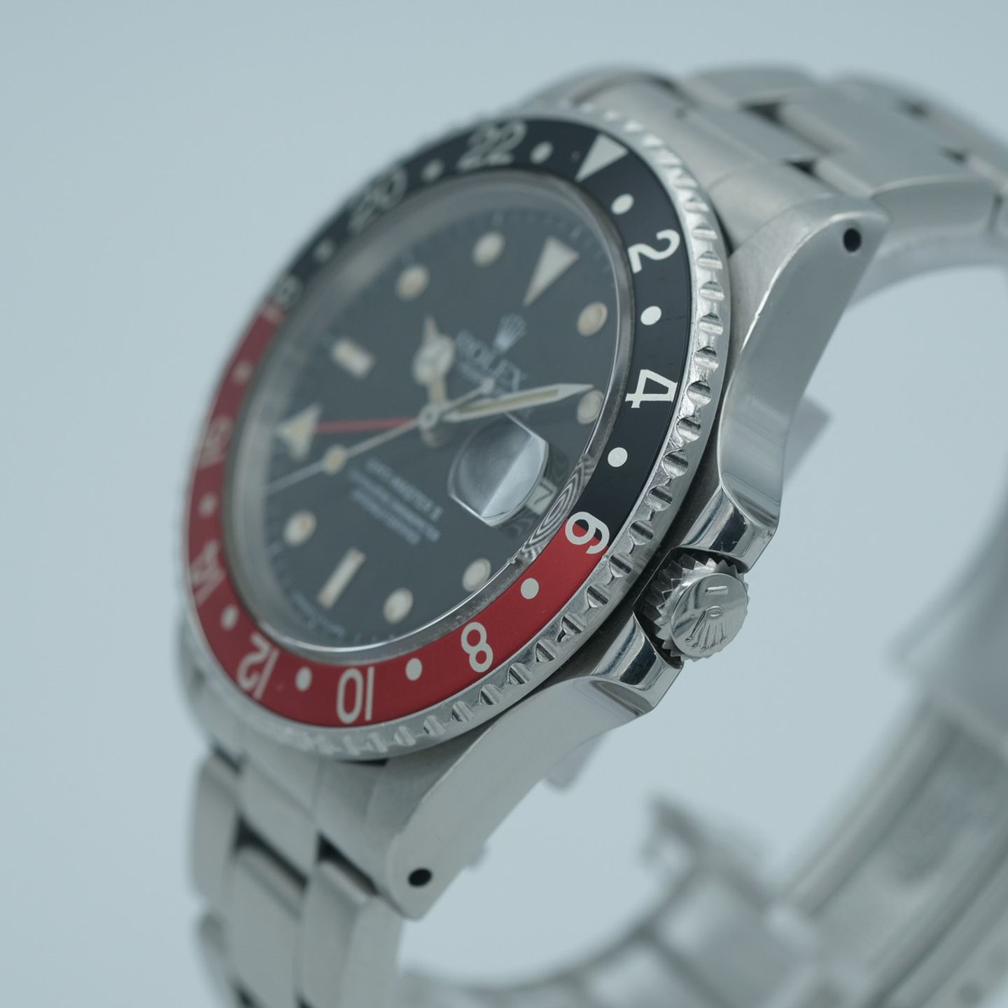 Rolex GMT-Master II 16760 (1987) - Zwart wijzerplaat 40mm Staal (5/7)