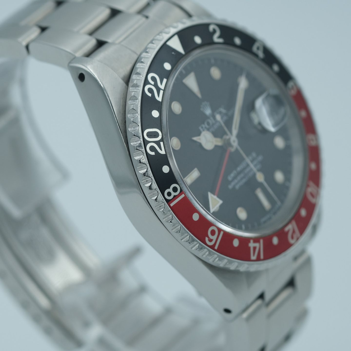 Rolex GMT-Master II 16760 (1987) - Zwart wijzerplaat 40mm Staal (4/7)